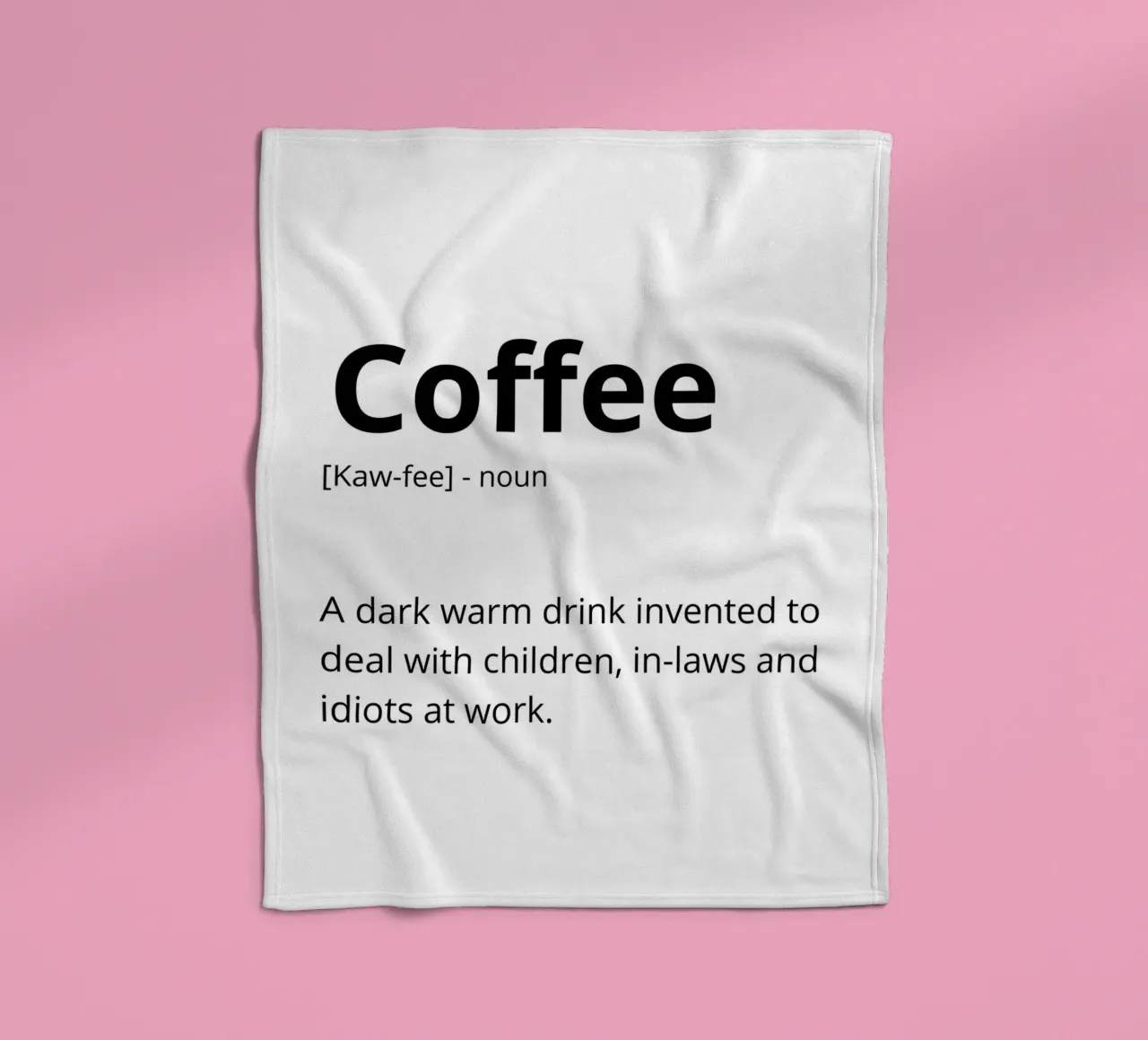 Coffee fleecedeken van LisaArtes