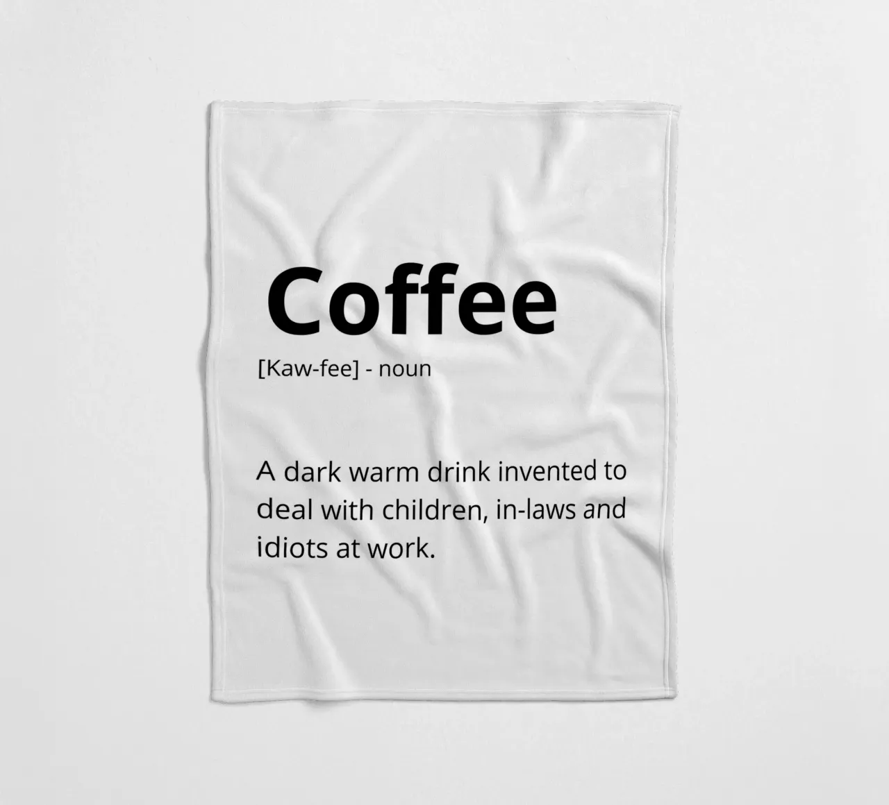 Coffee fleecedeken van LisaArtes