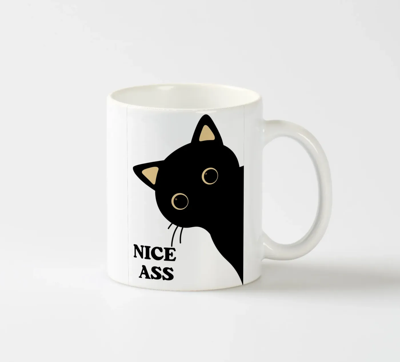 NICE ASS ceramic mug by LisaArtes