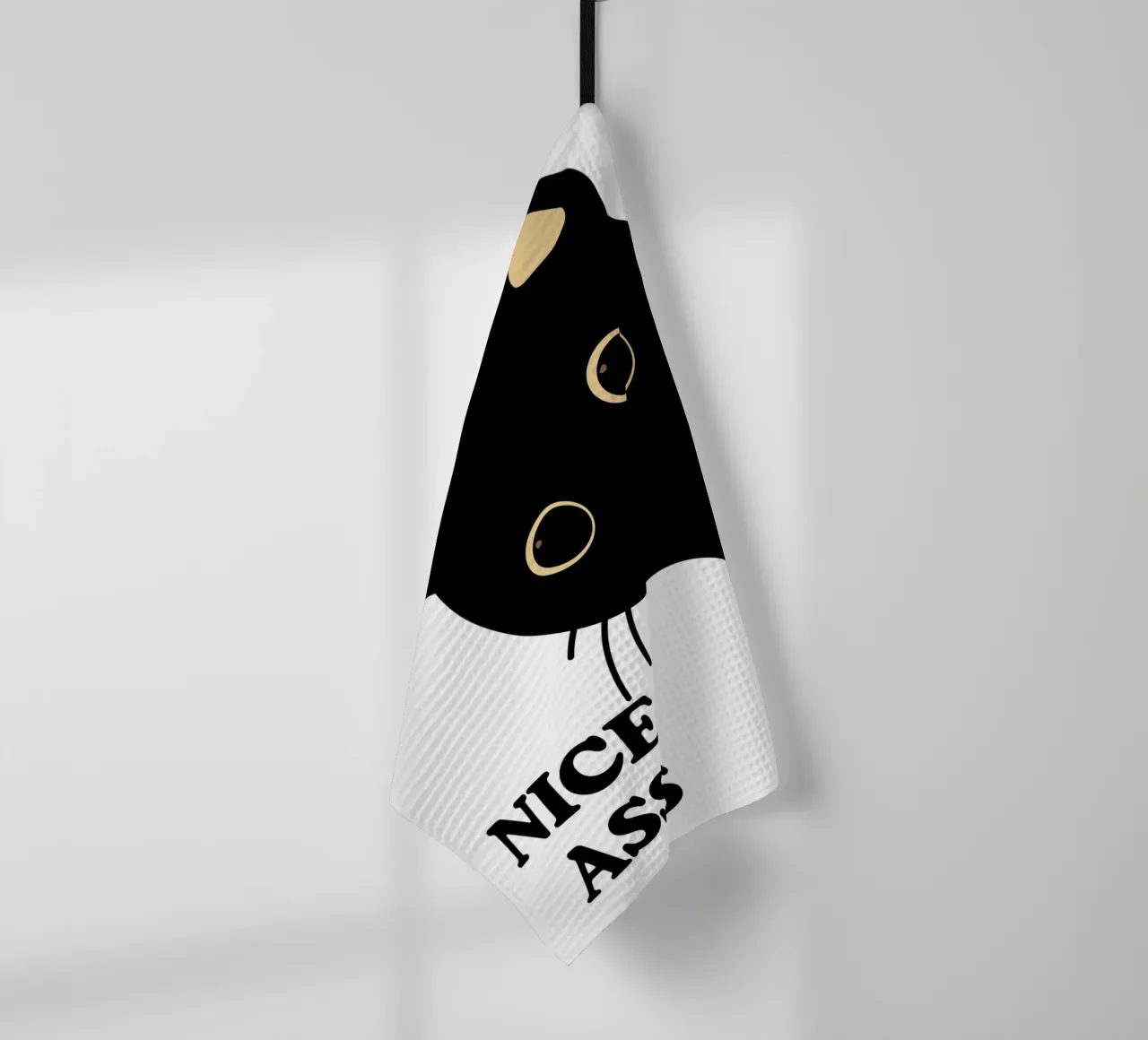 NICE ASS tea towel by LisaArtes
