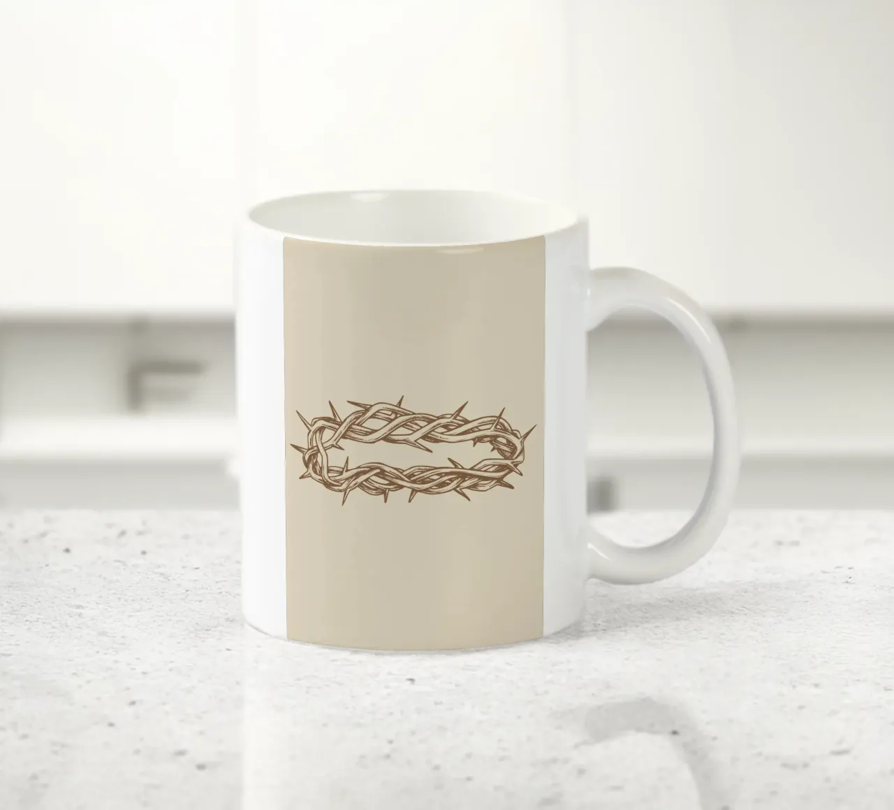 Crown of thorns tazza in ceramica da LisaArtes
