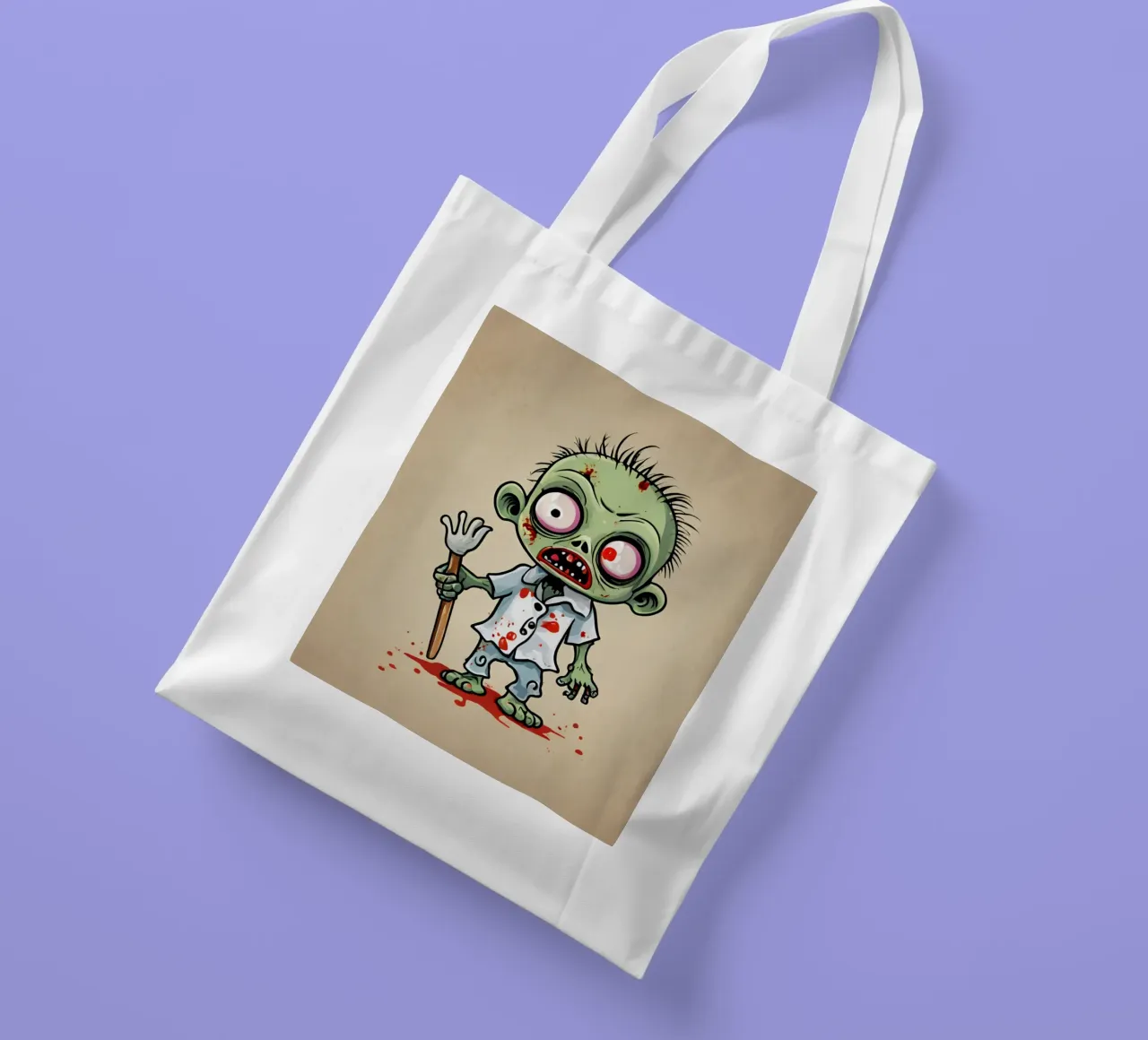 zombie tote bag by Rezh creations