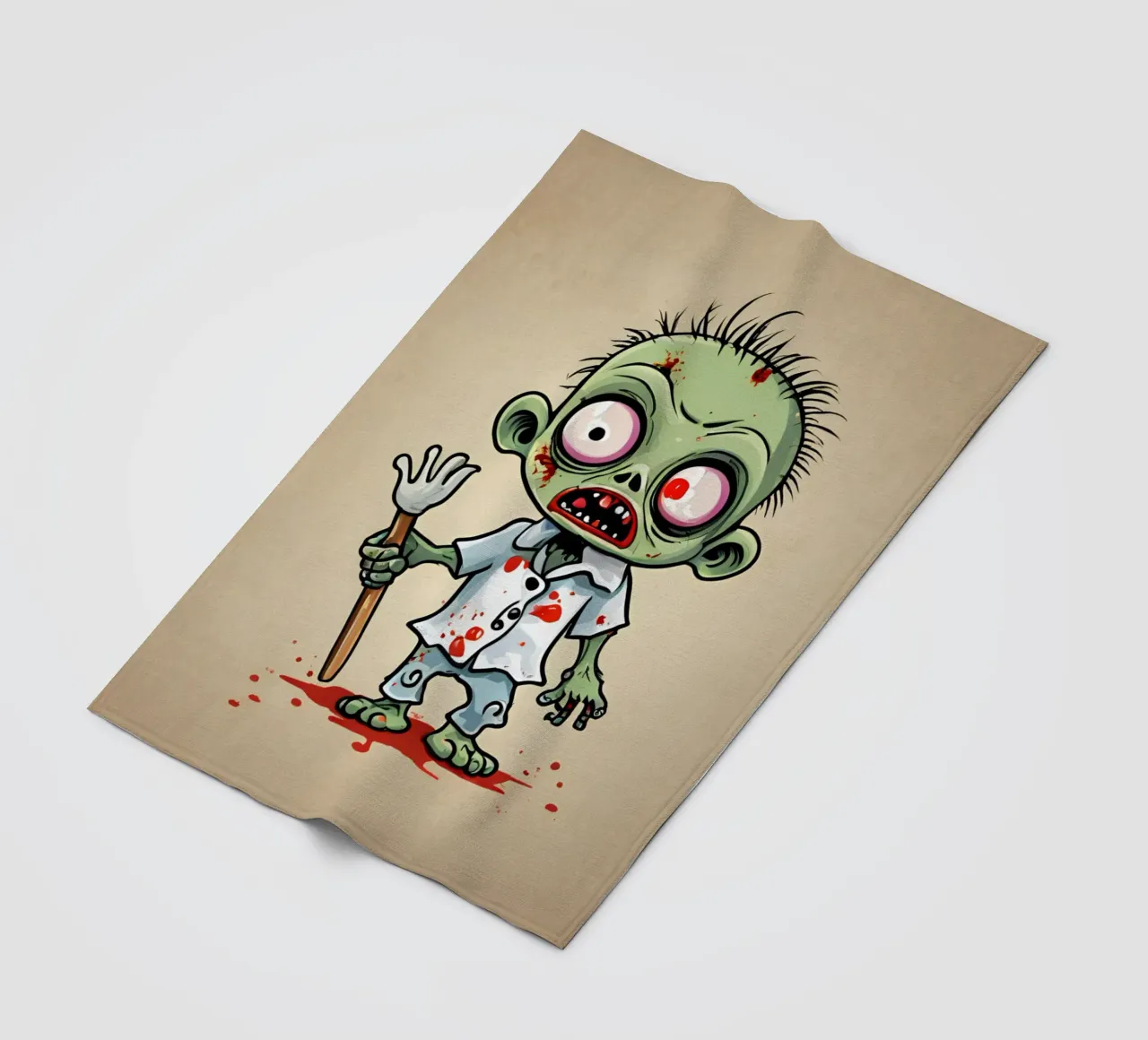 zombie coperta in pile da Rezh creations