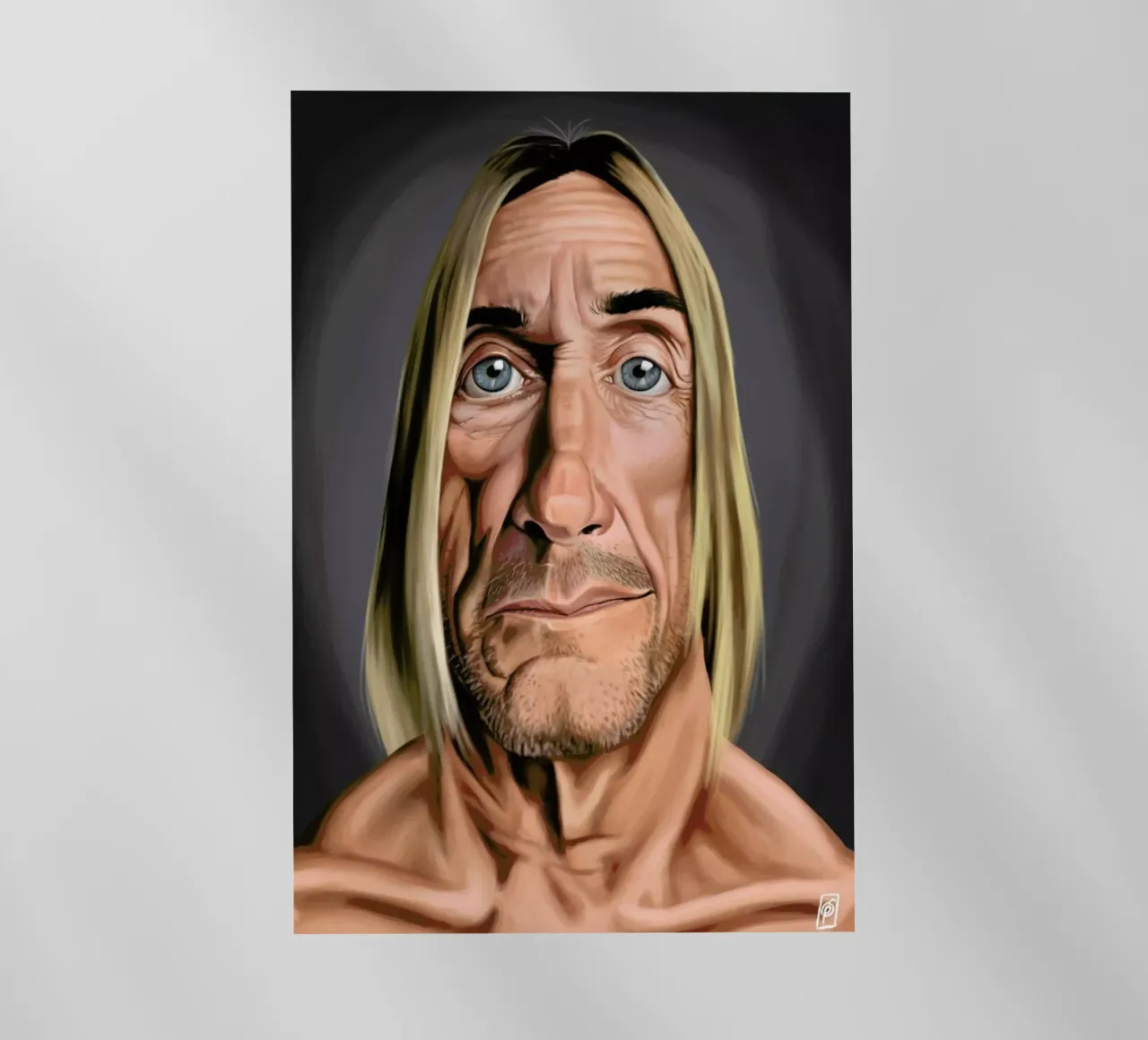 Iggy Pop pellicola backlit da Rob Art | Illustration