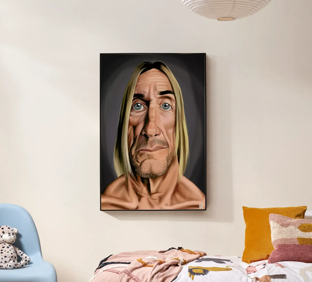 Iggy Pop plexiglass da Rob Art | Illustration