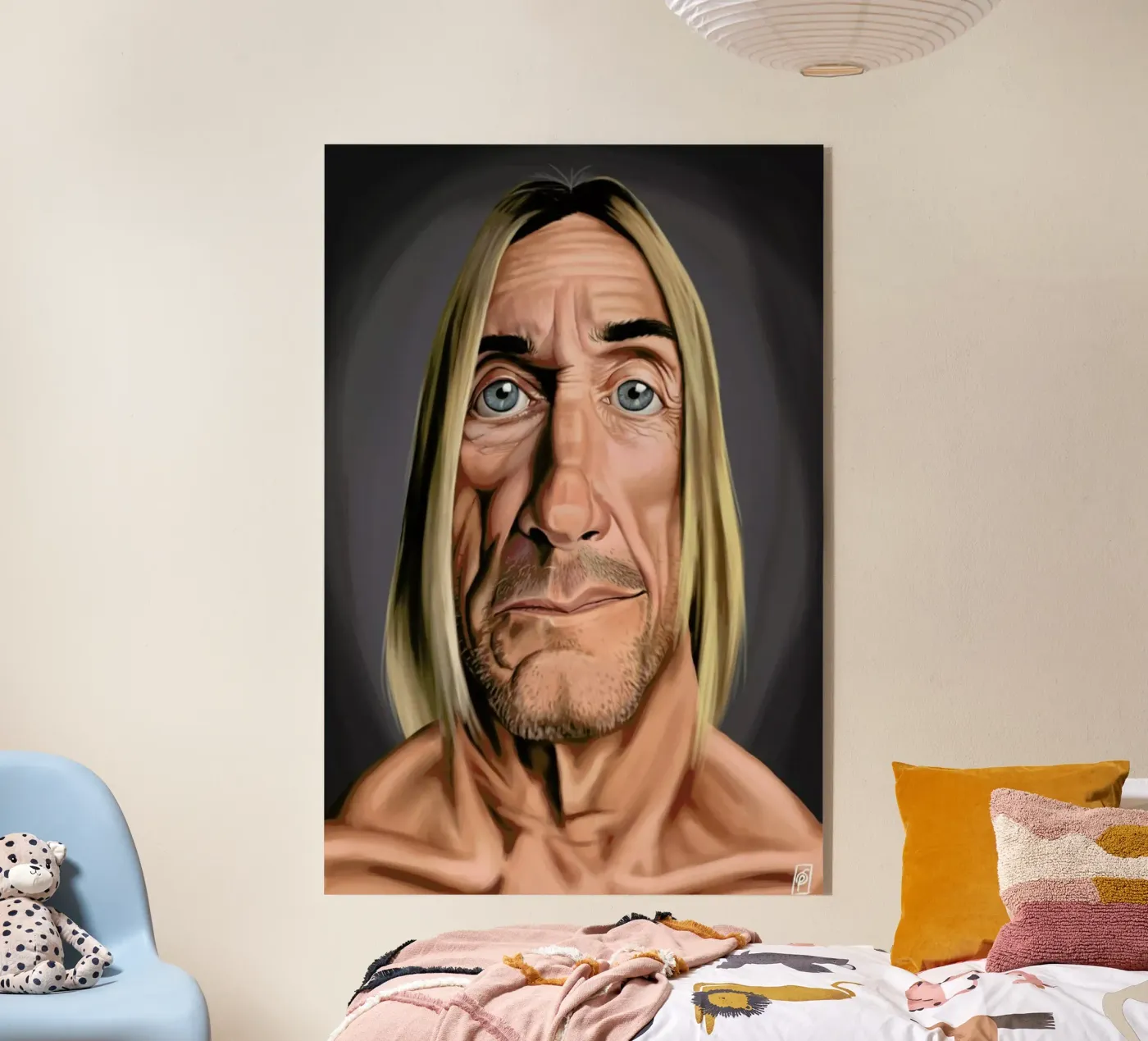 Iggy Pop plexiglass da Rob Art | Illustration