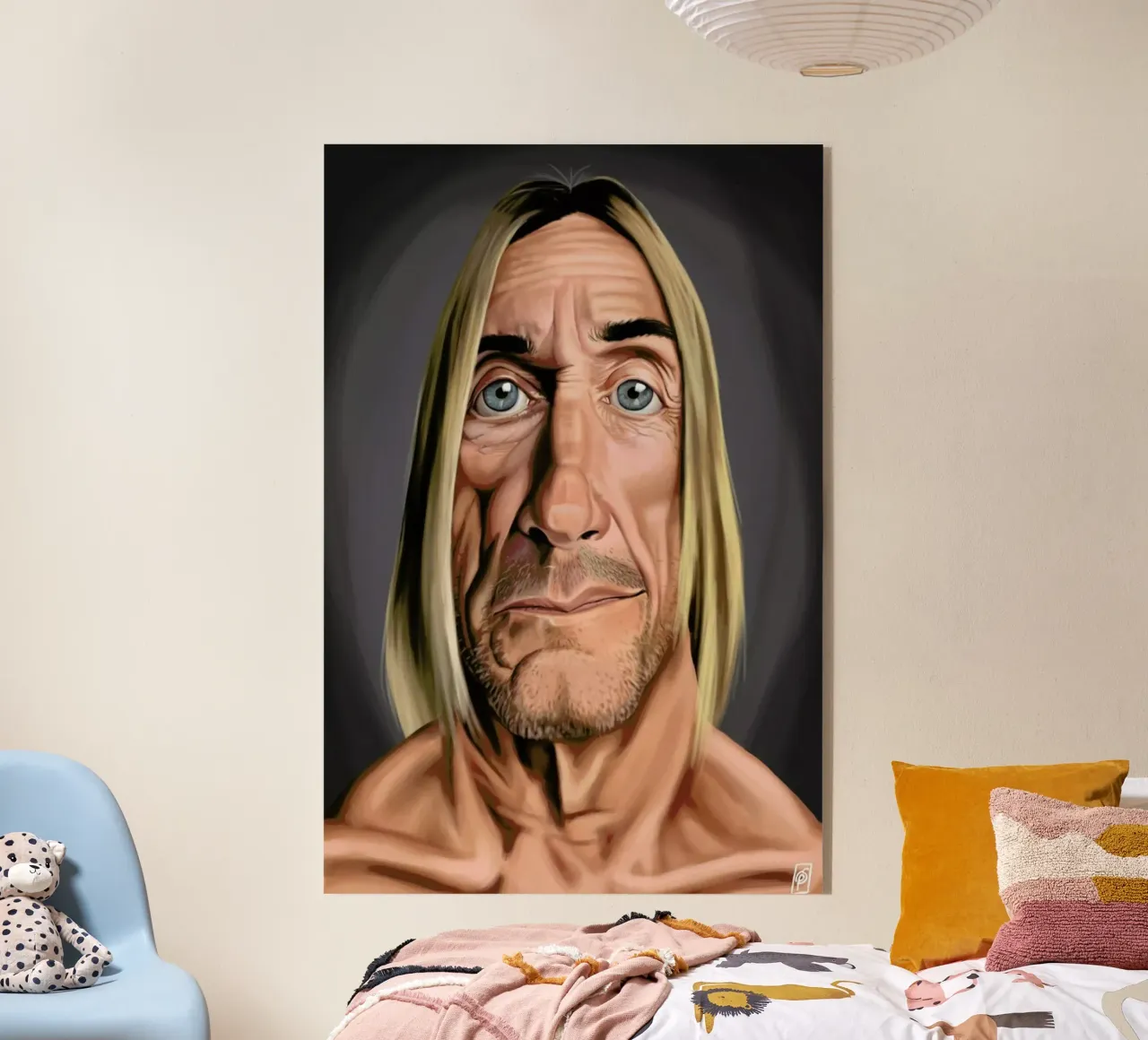 Iggy Pop plexiglass da Rob Art | Illustration