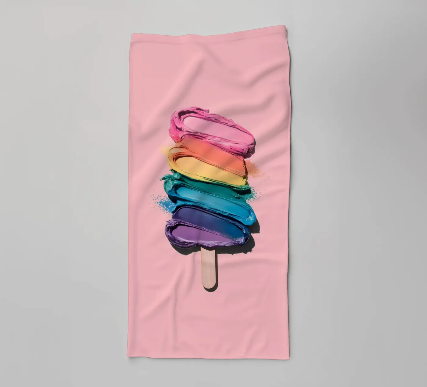 Regenbogen-Eiscreme Handtuch von cafelab
