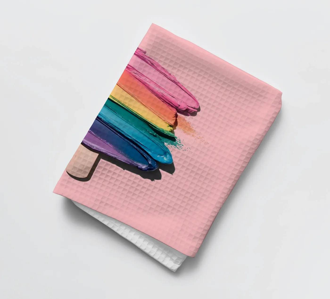 Regenbogen-Eiscreme Geschirrtuch von cafelab