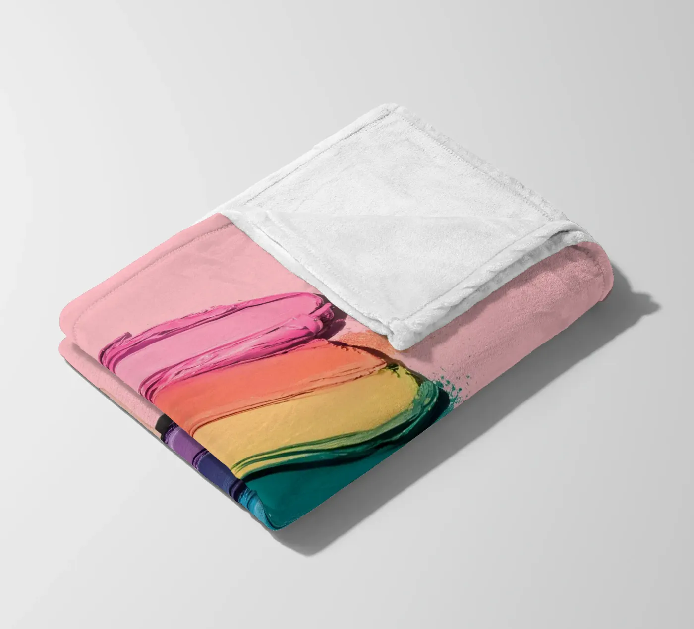 Regenbogen-Eiscreme Fleecedecke von cafelab