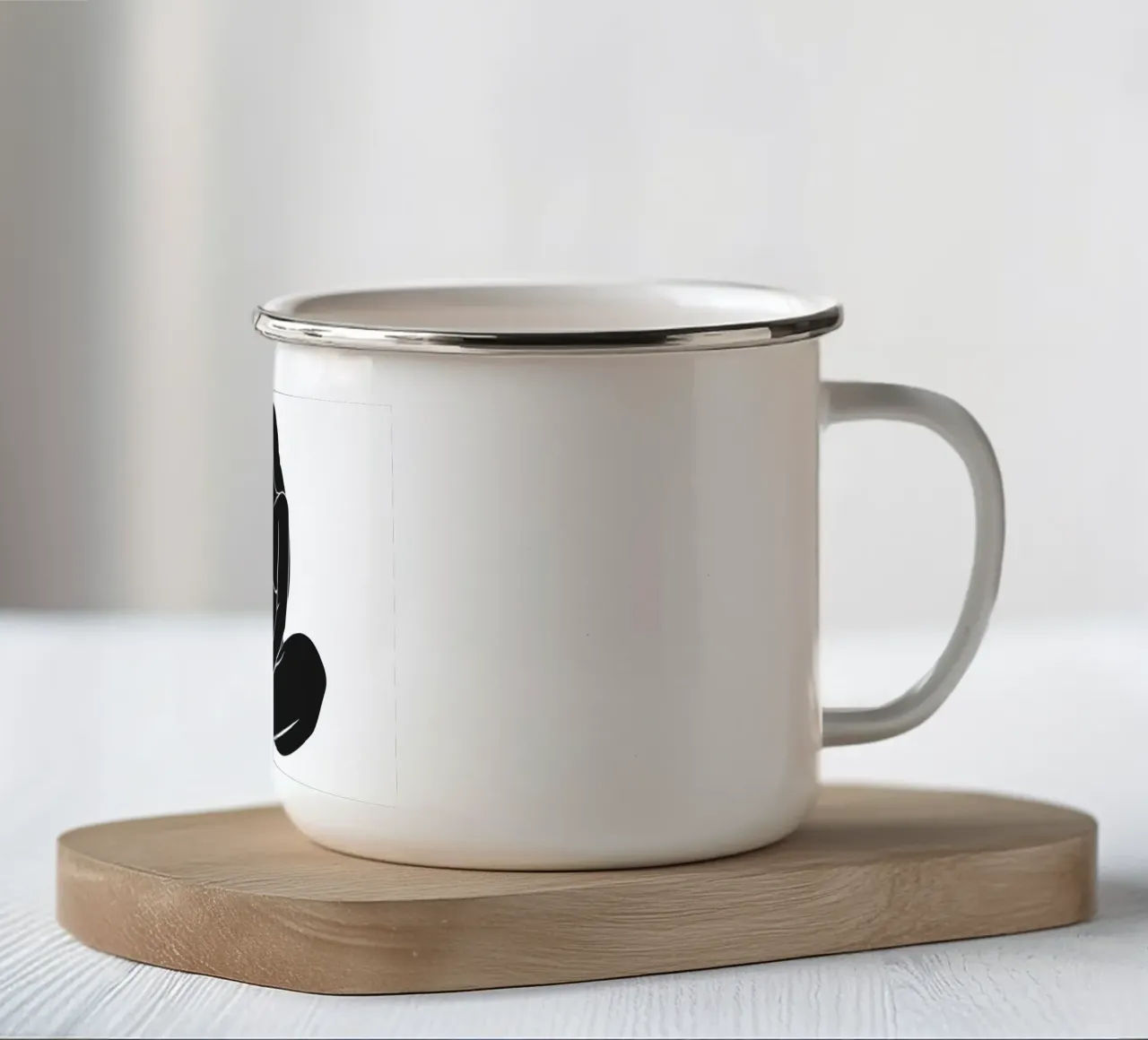 A13 Noir Nude tazza in smalto da Addillum