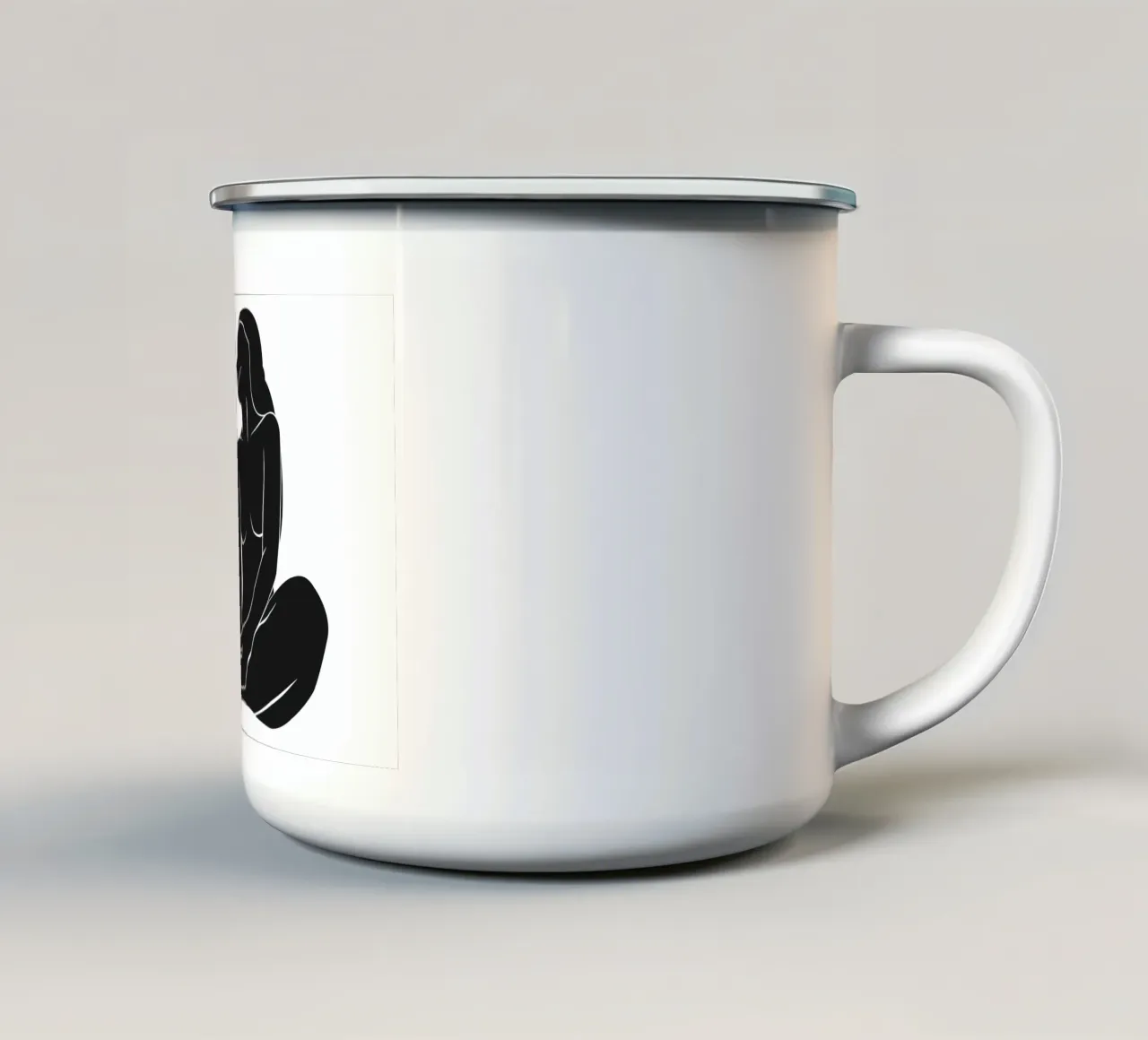 A13 Noir Nude tazza in smalto da Addillum