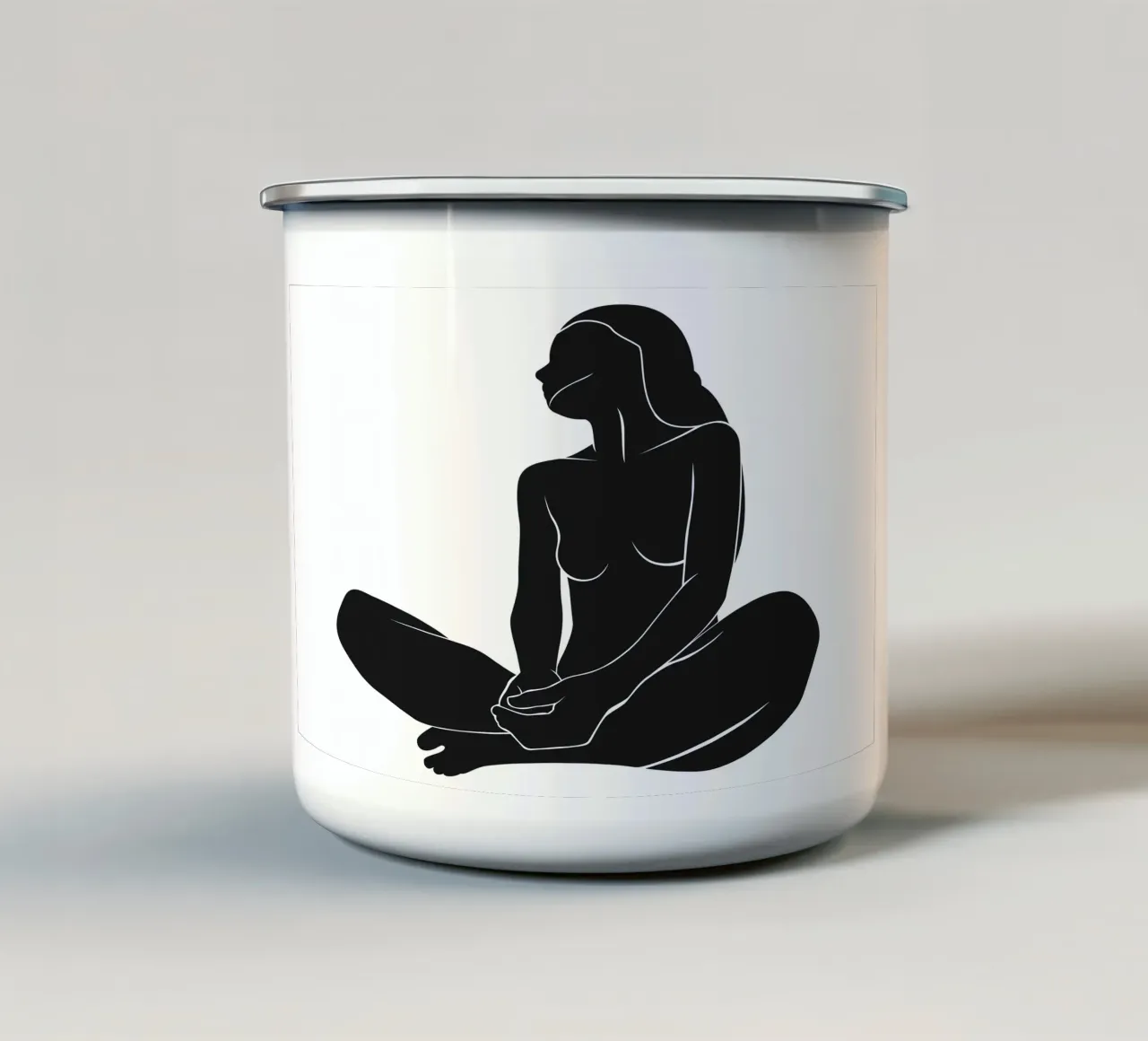 A13 Noir Nude tazza in smalto da Addillum