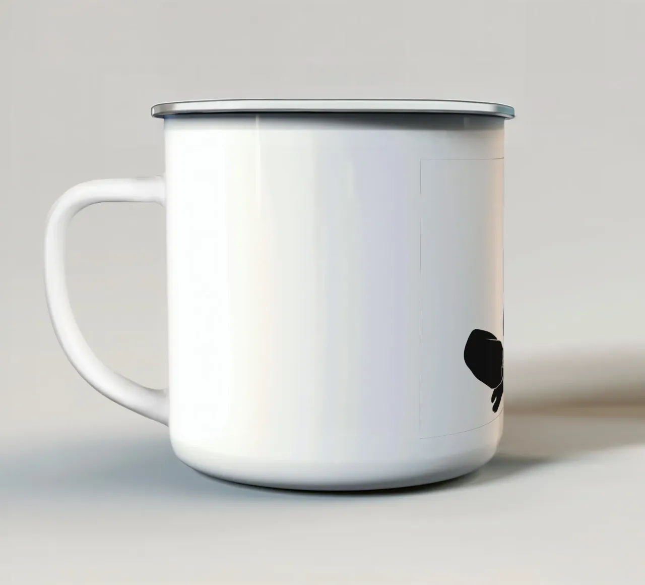 A13 Noir Nude tazza in smalto da Addillum