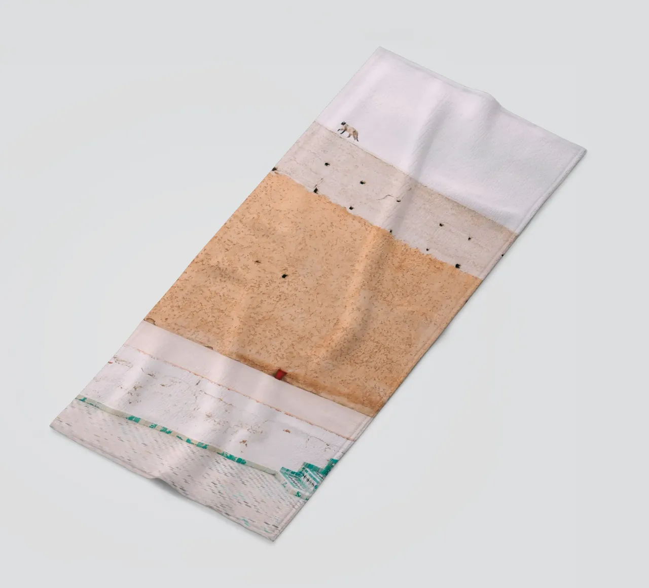 Cat in Morocco telo mare da patiphotography