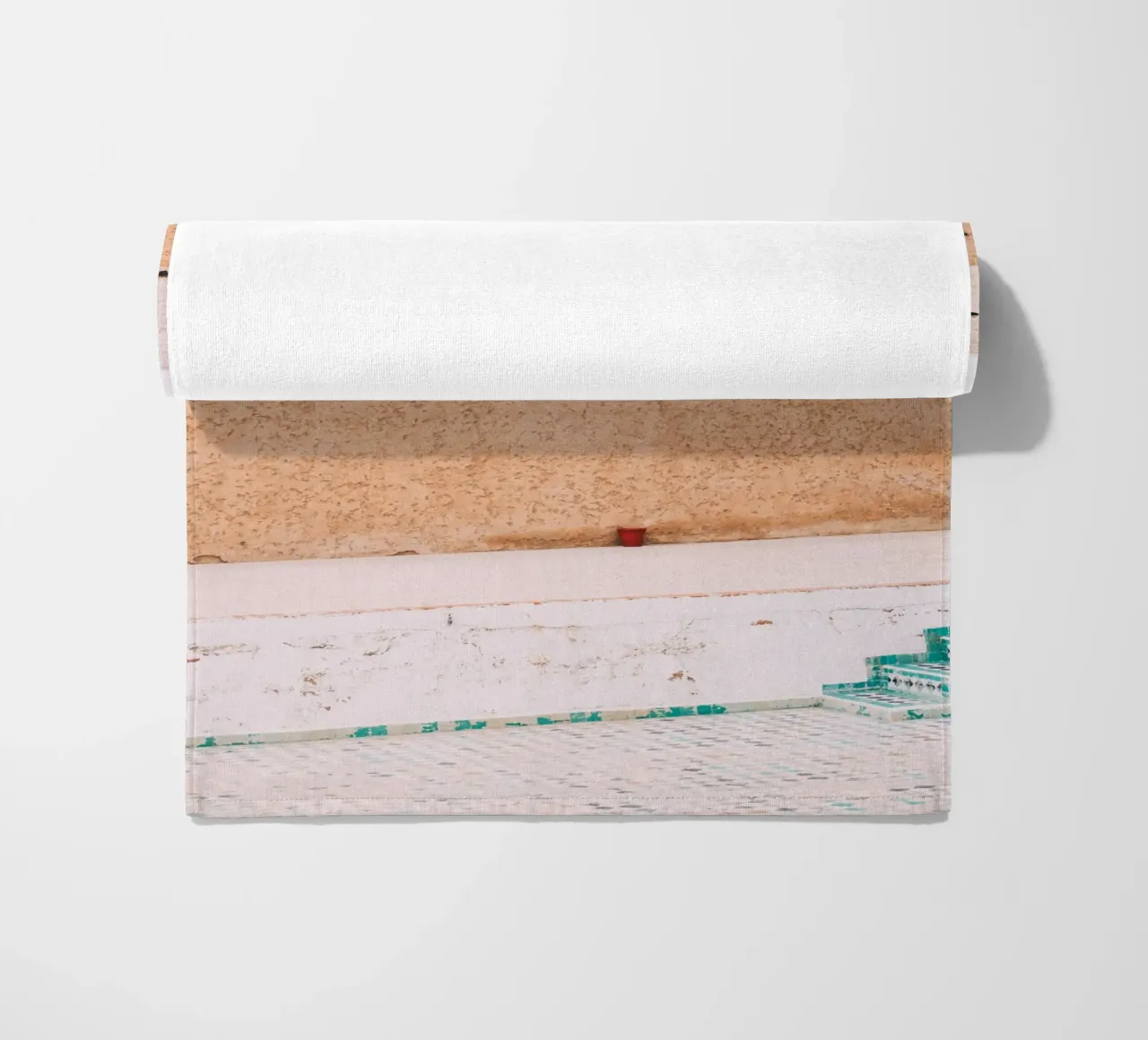 Cat in Morocco telo mare da patiphotography