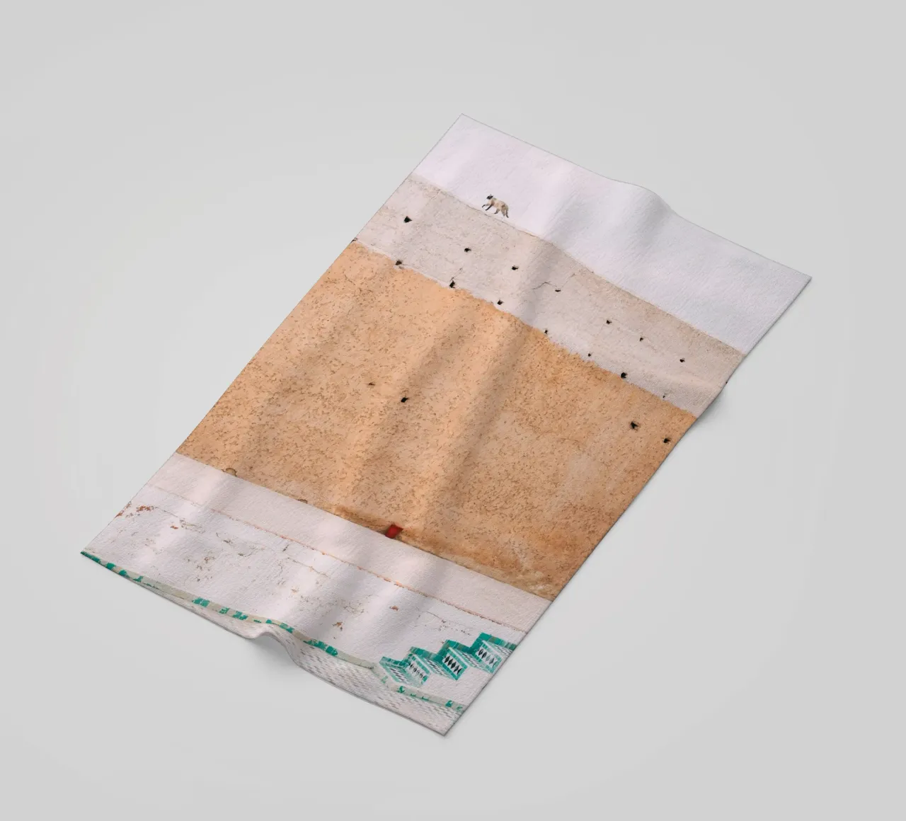 Cat in Morocco telo mare da patiphotography