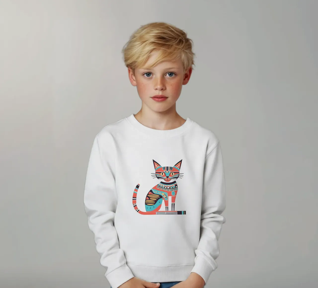 Chat Chat 1 felpa bambino da Rezh creations