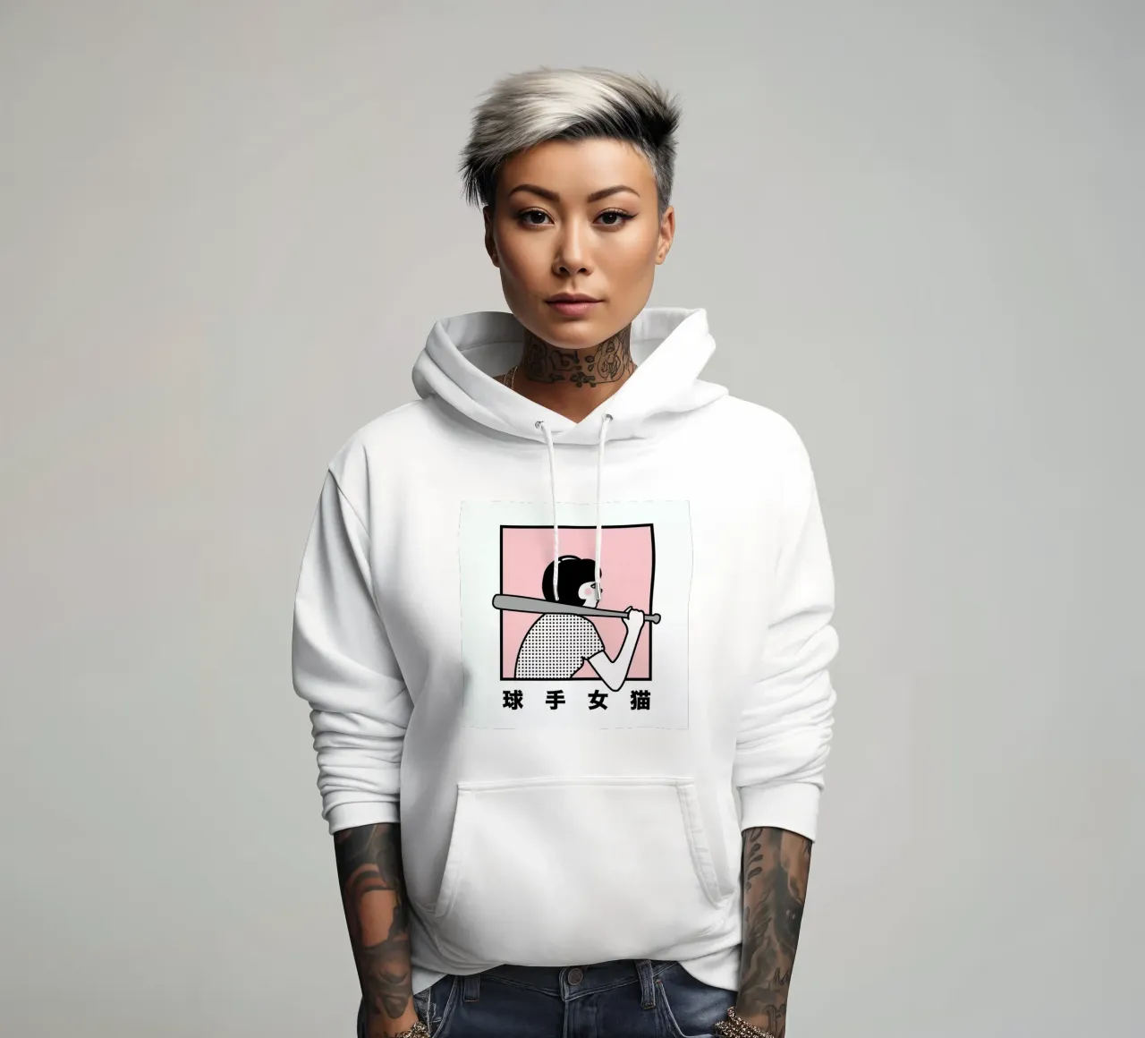Batter Up sudadera con capucha de Rachel Peck
