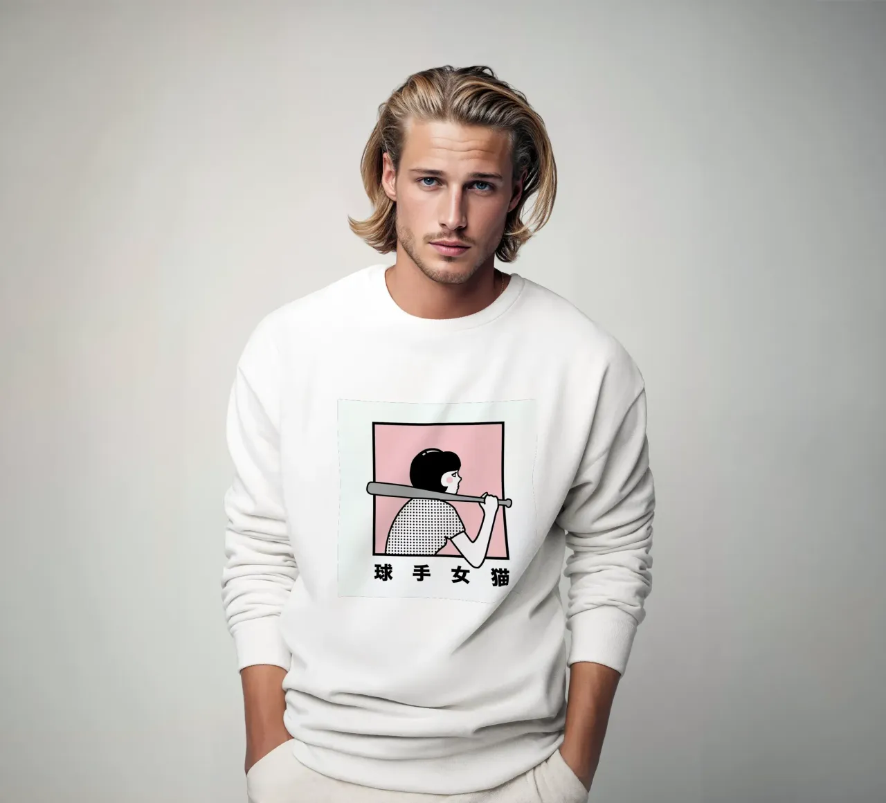 Batter Up sweatshirt van Rachel Peck