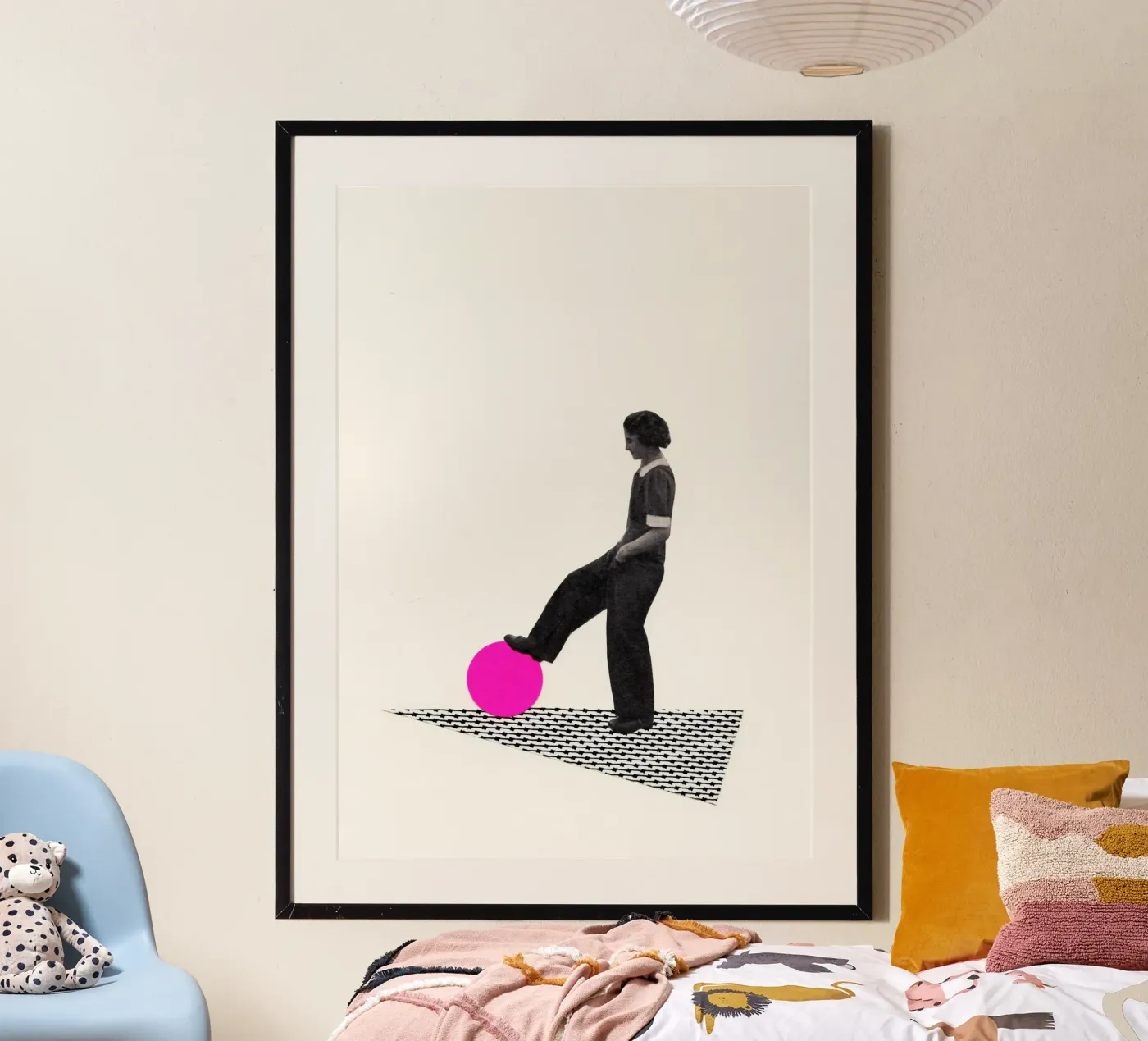 Ball Control poster da Cassia Beck Collage