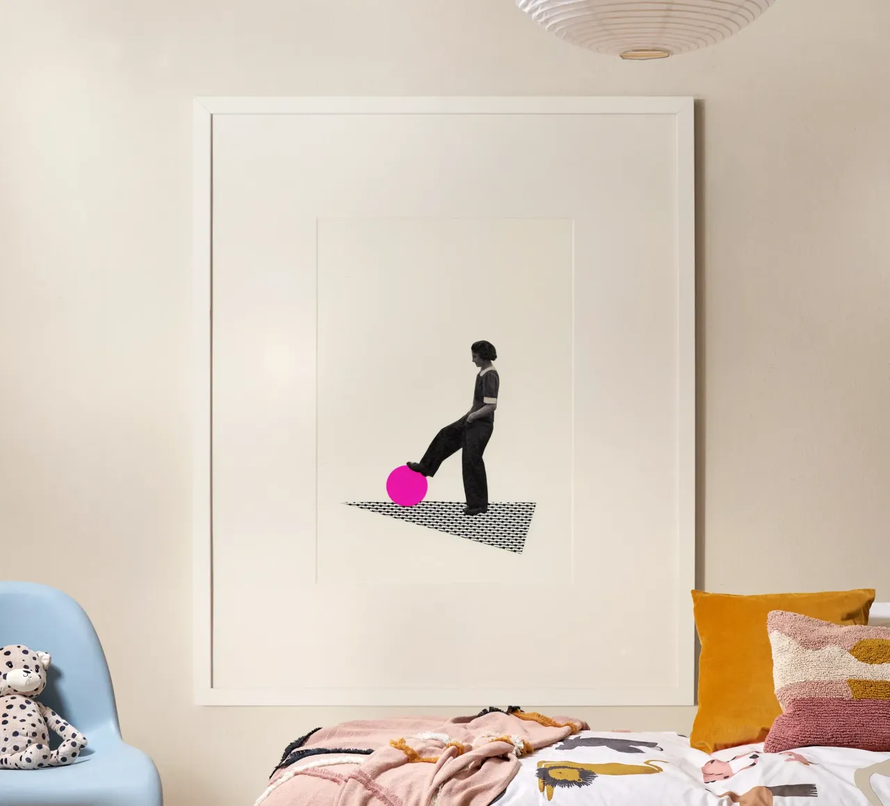 Controllo della palla poster da Cassia Beck Collage