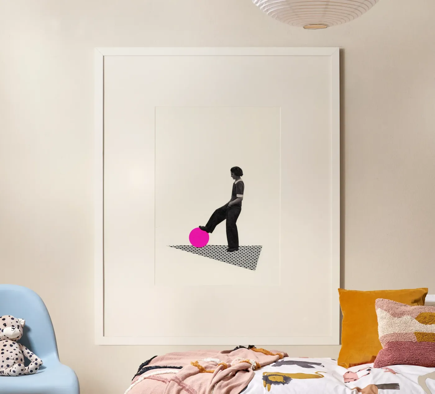 Ball Control poster da Cassia Beck Collage