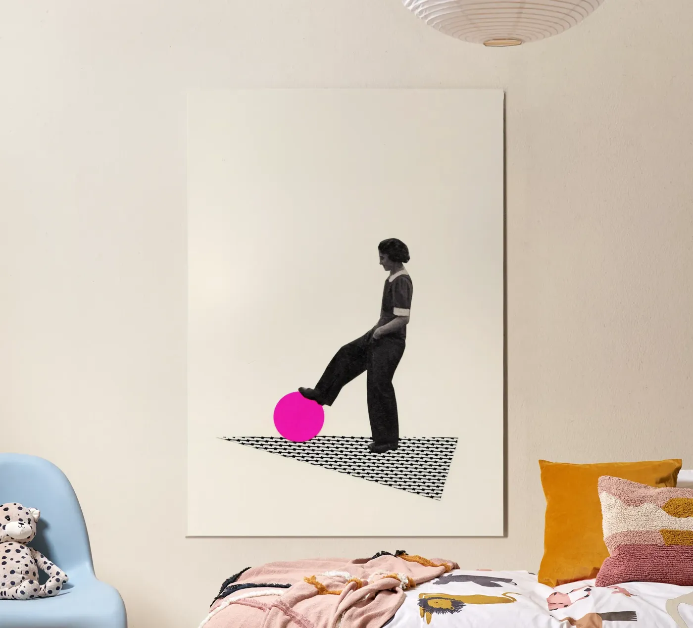 Ball Control poster da Cassia Beck Collage