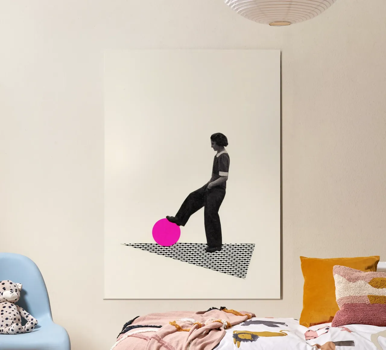 Controllo della palla poster da Cassia Beck Collage