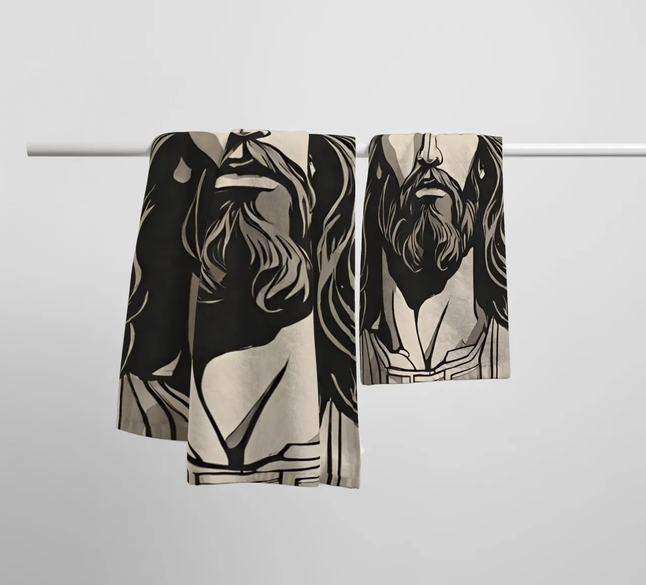 jesus 2 Handtuch von Rezh creations