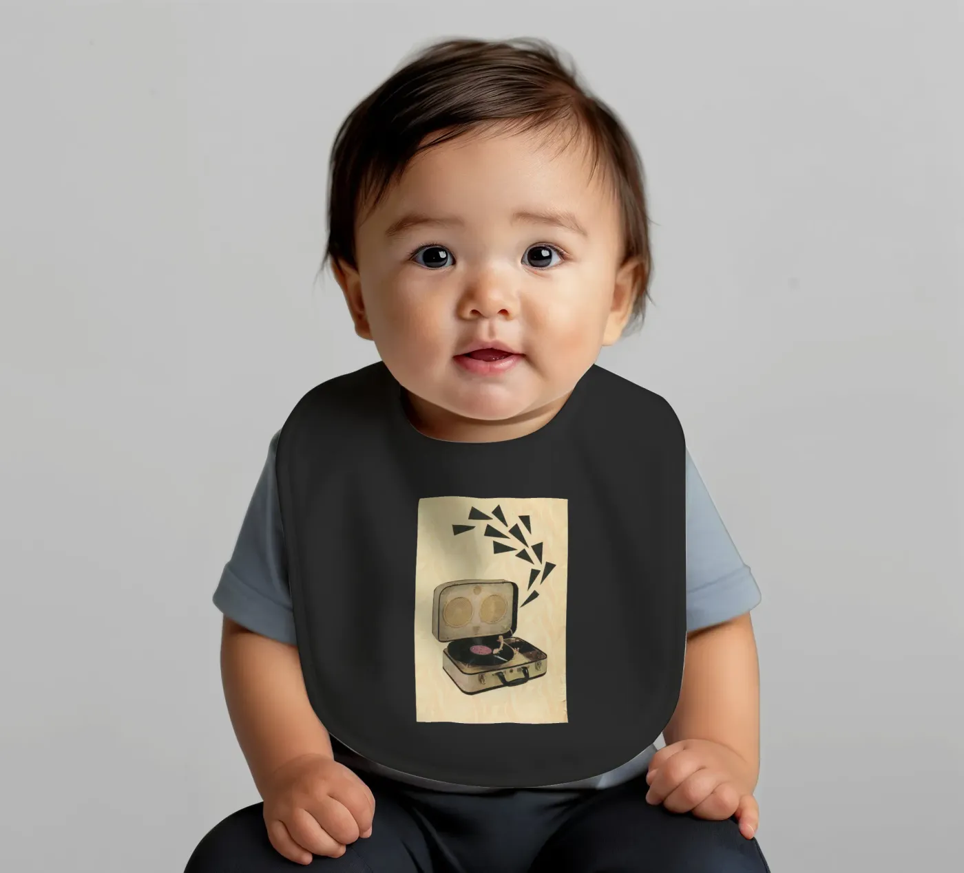 Pop baby bib by Cassia Beck Collage