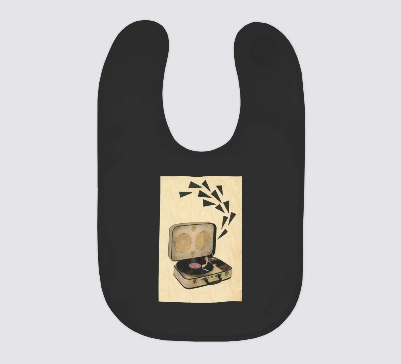 Pop baby bib by Cassia Beck Collage