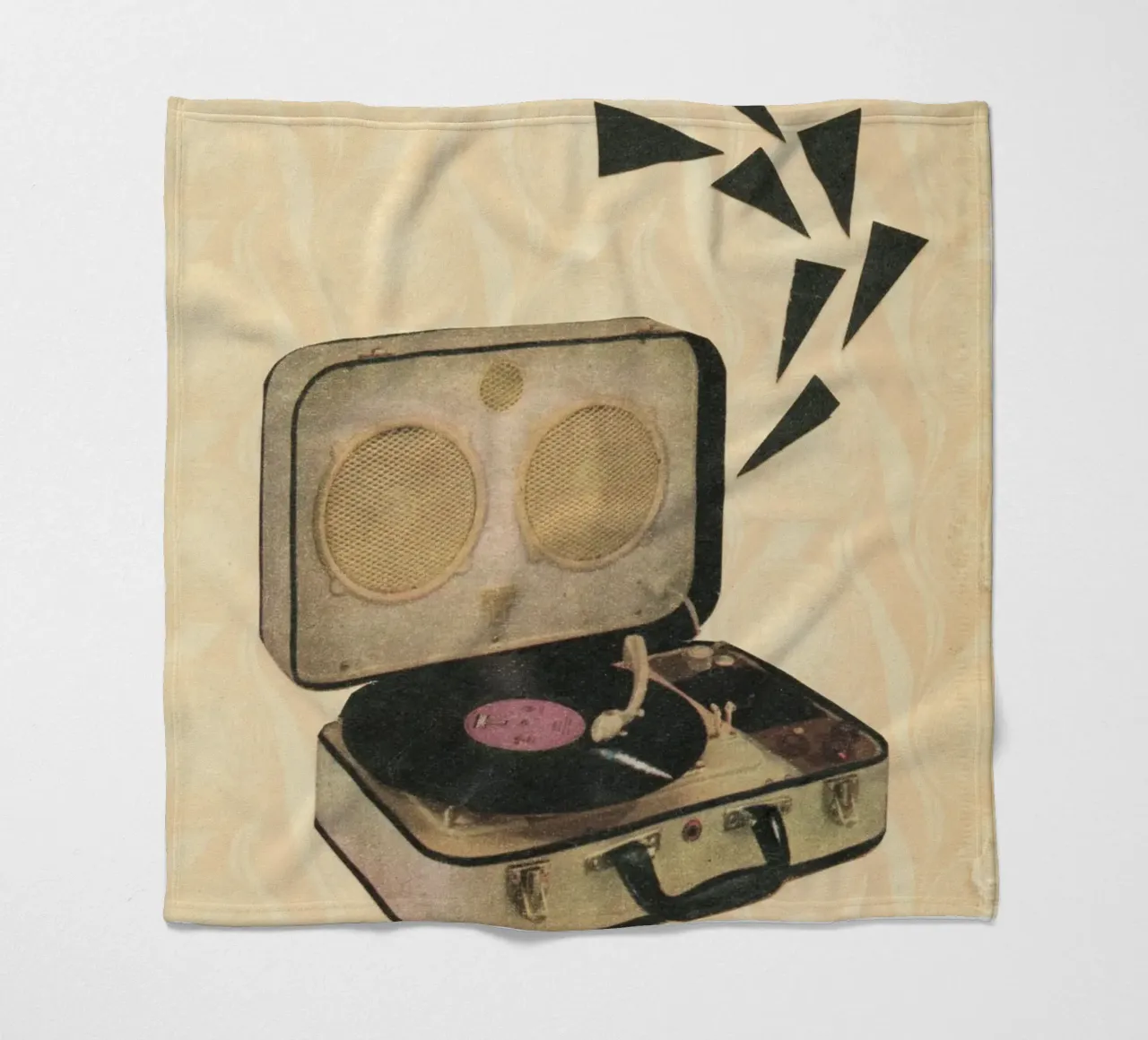 Pop Fleecedecke von Cassia Beck Collage