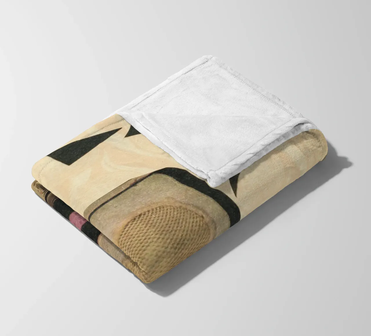 Pop Fleecedecke von Cassia Beck Collage