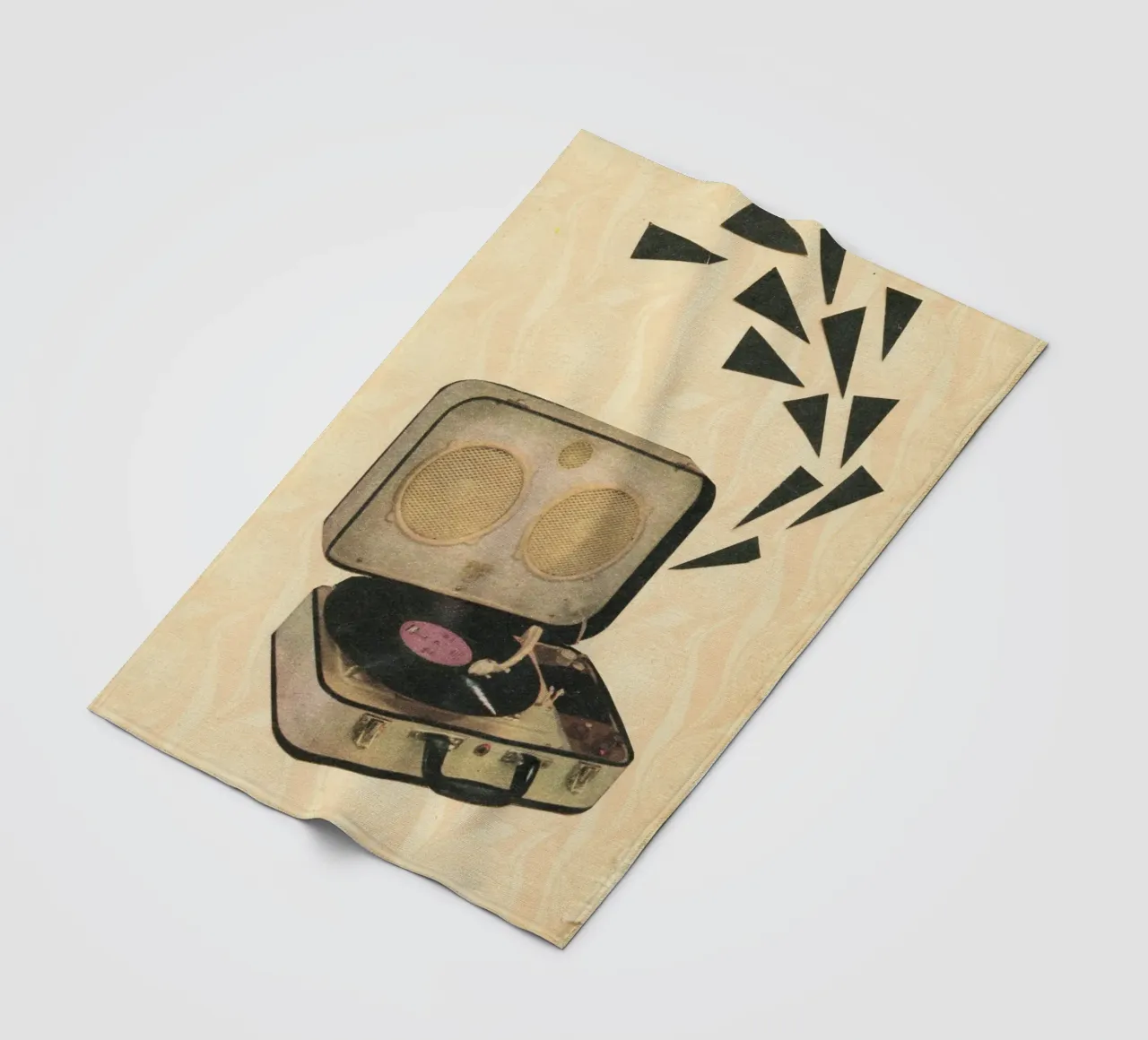 Pop Fleecedecke von Cassia Beck Collage