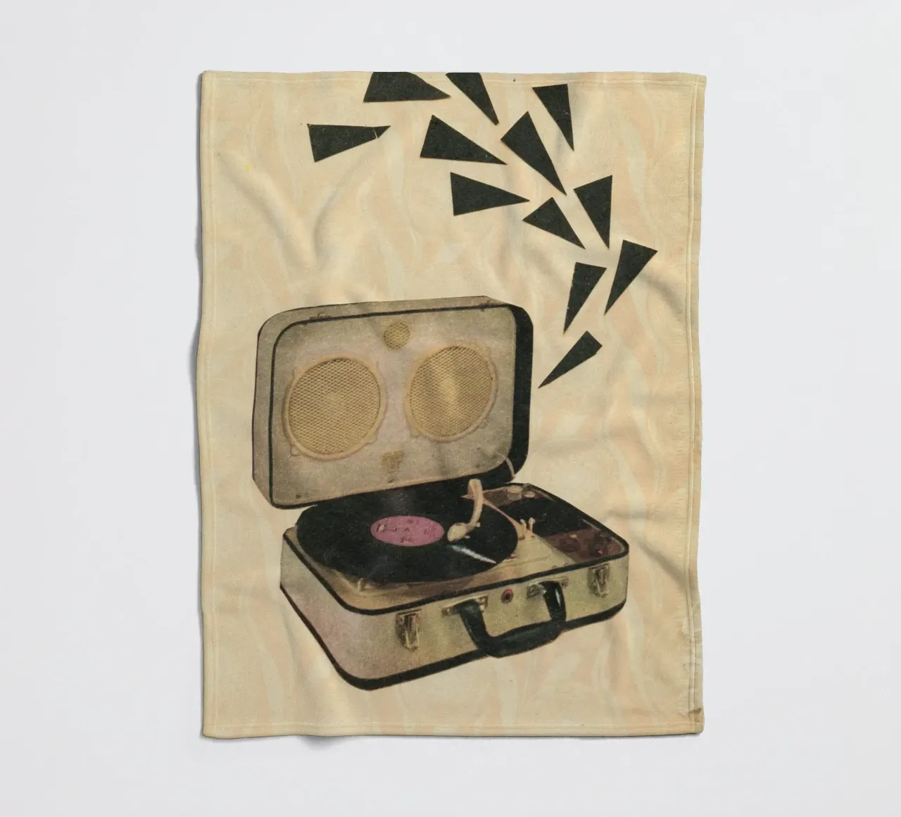 Pop Fleecedecke von Cassia Beck Collage