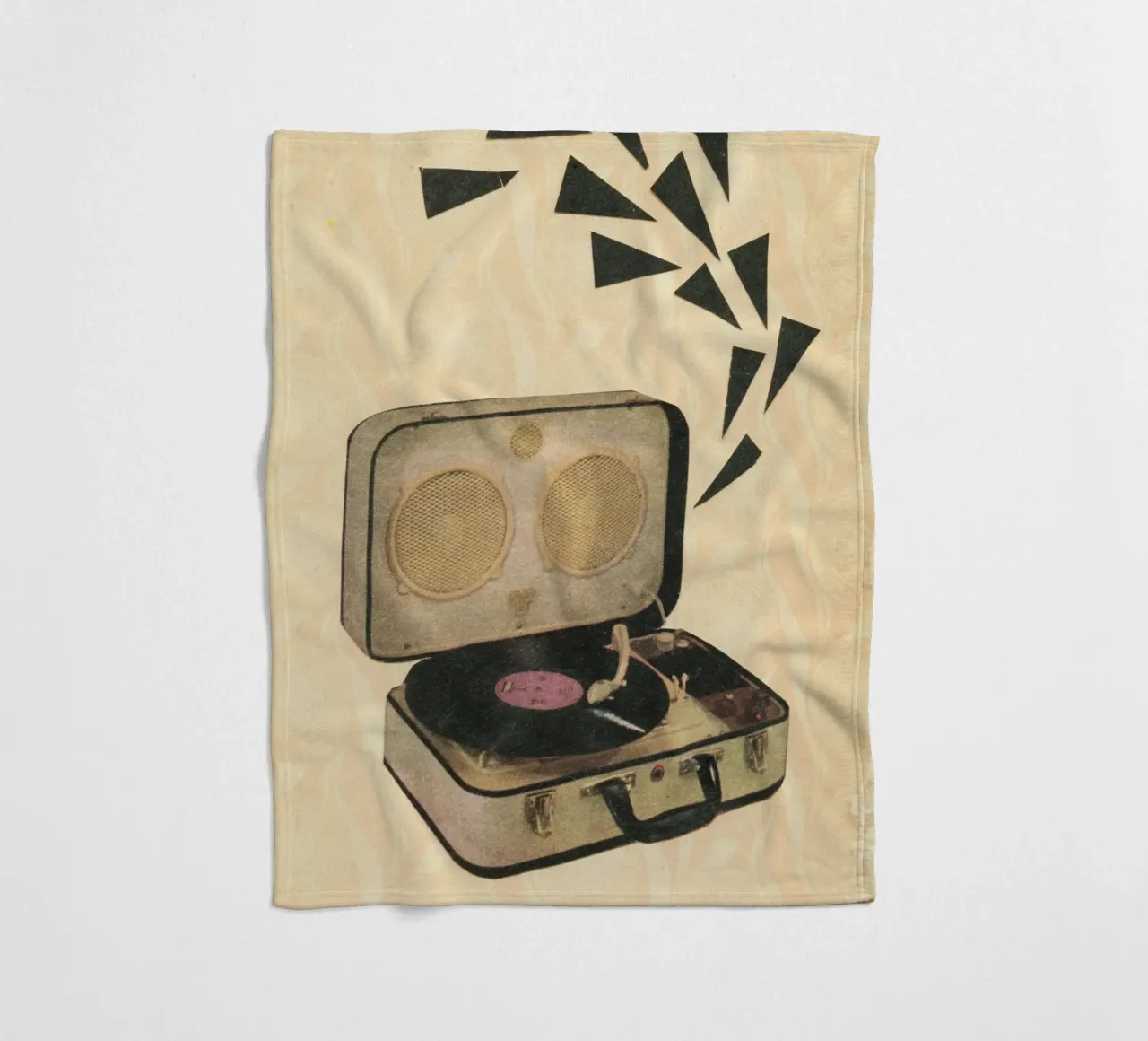 Pop Fleecedecke von Cassia Beck Collage