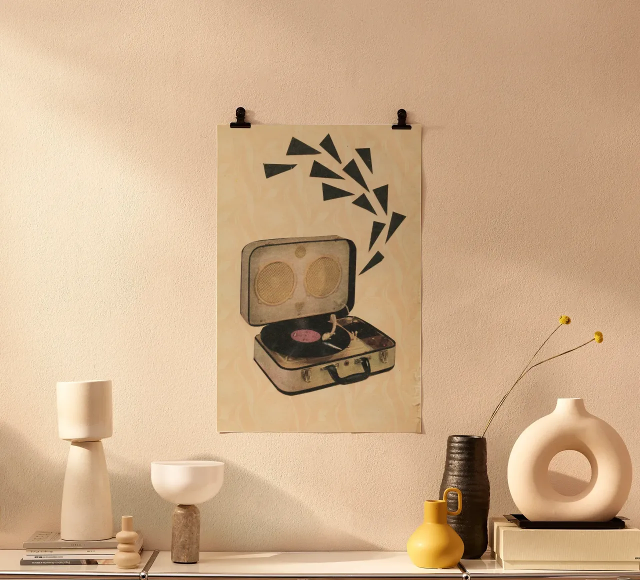 Pop poster con telaio in plastica da Cassia Beck Collage