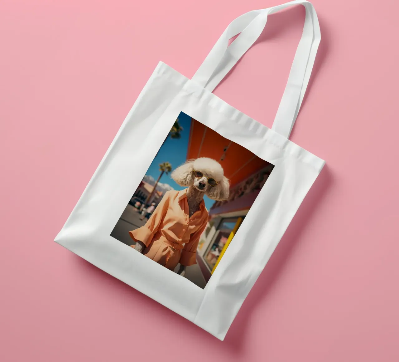 Isabelle borsa in juta da Affiches Chien Originales – Dogland