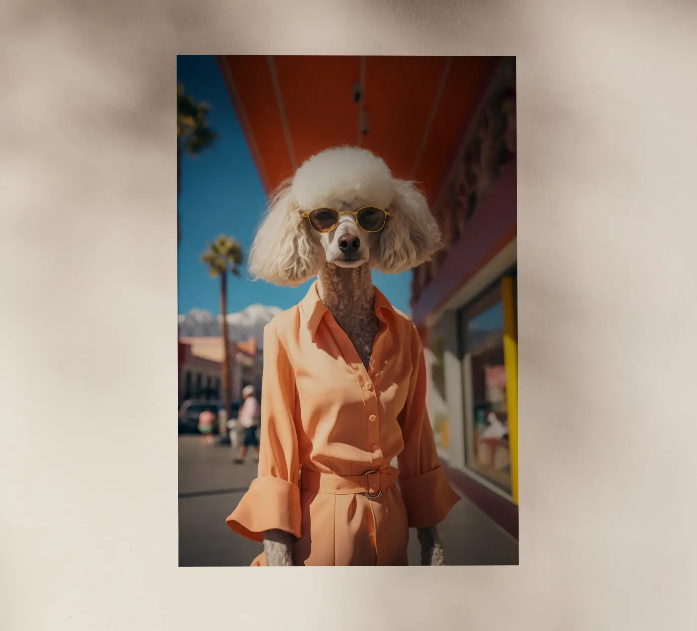 Isabelle pellicola backlit da Affiches Chien Originales – Dogland