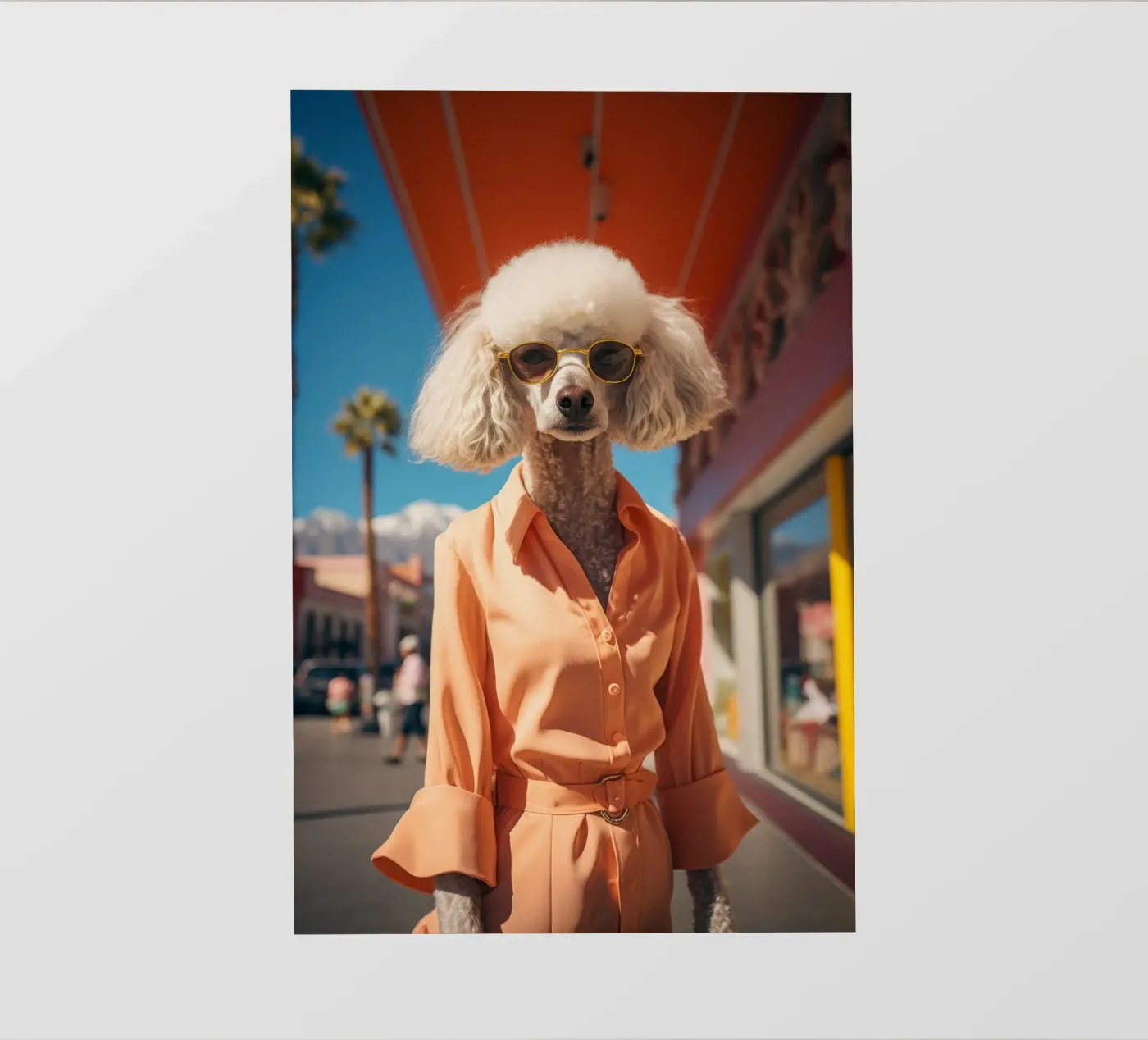 Isabelle pellicola backlit da Affiches Chien Originales – Dogland