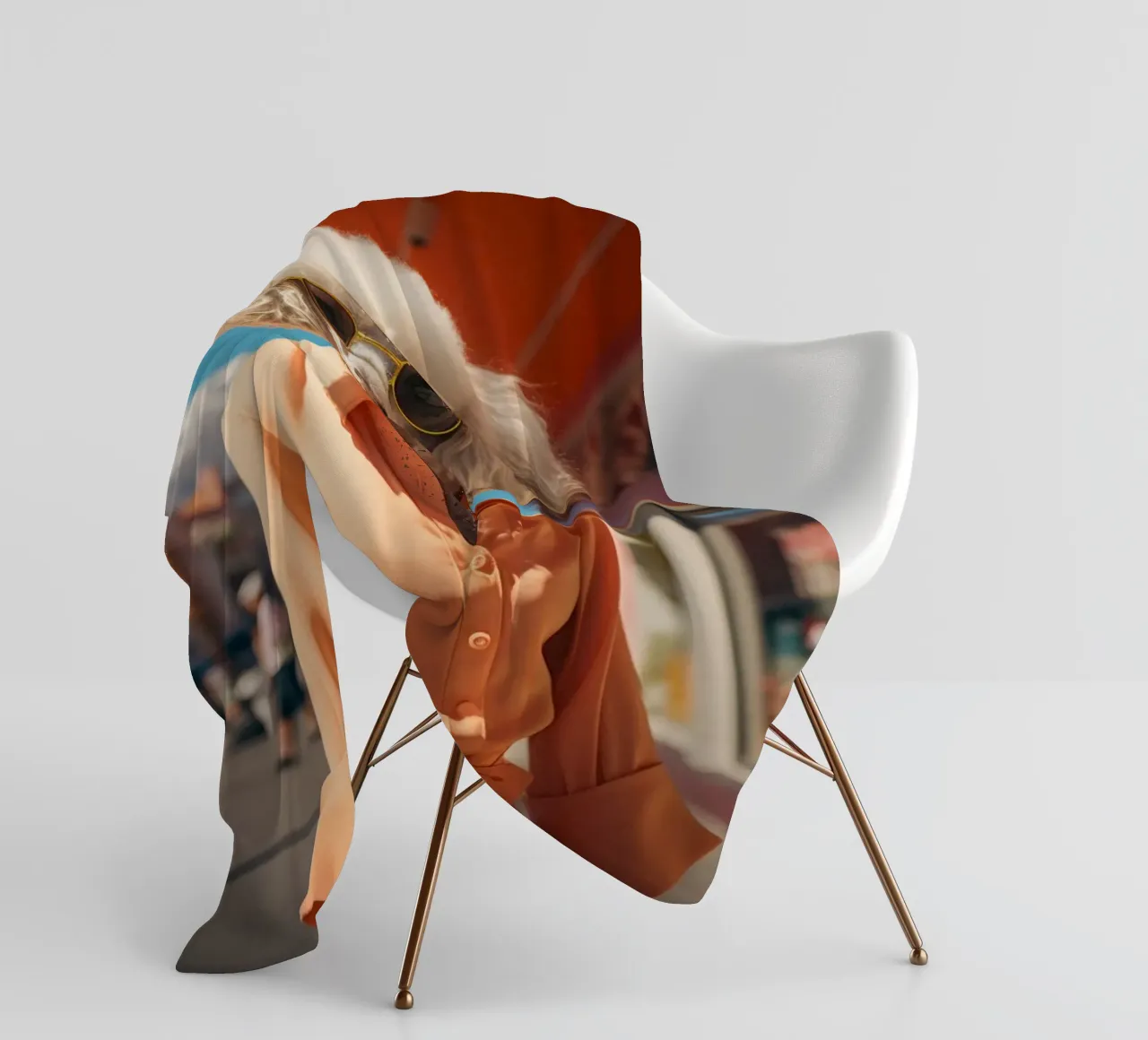 Isabelle coperta in pile da Affiches Chien Originales – Dogland