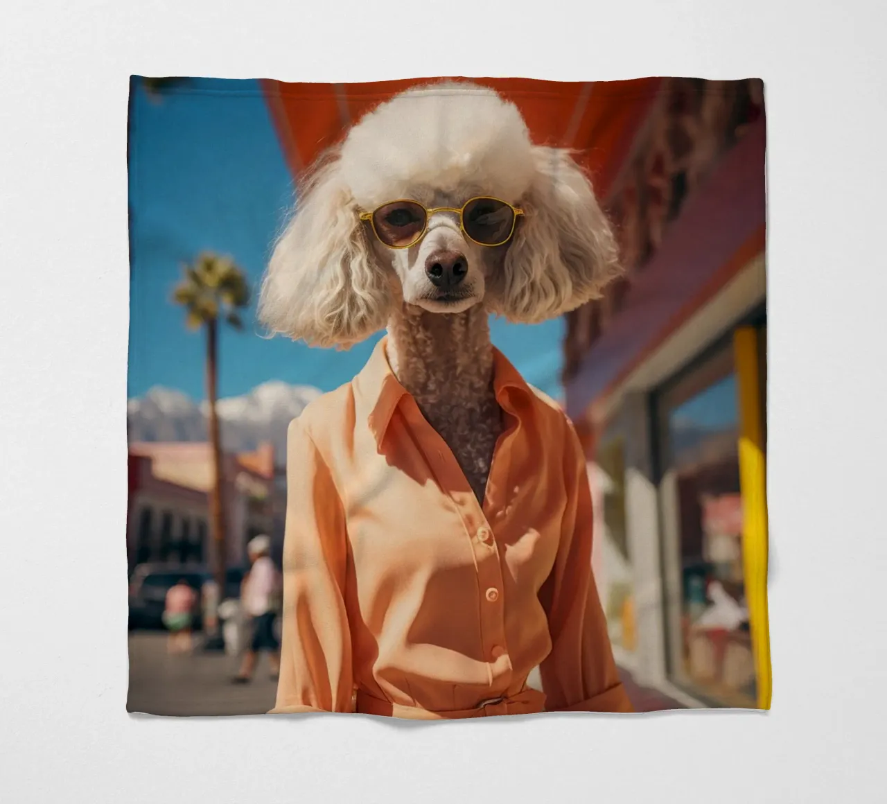 Isabelle coperta in pile da Affiches Chien Originales – Dogland