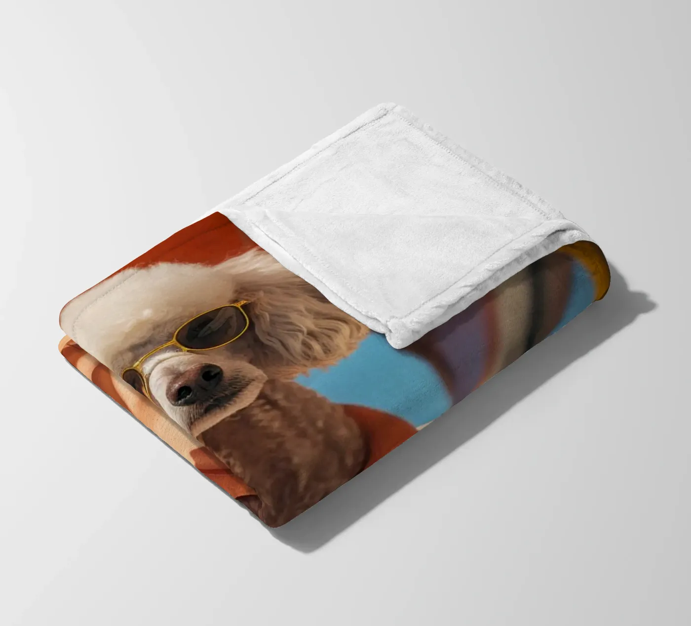 Isabelle fleece blanket by Affiches Chien Originales – Dogland