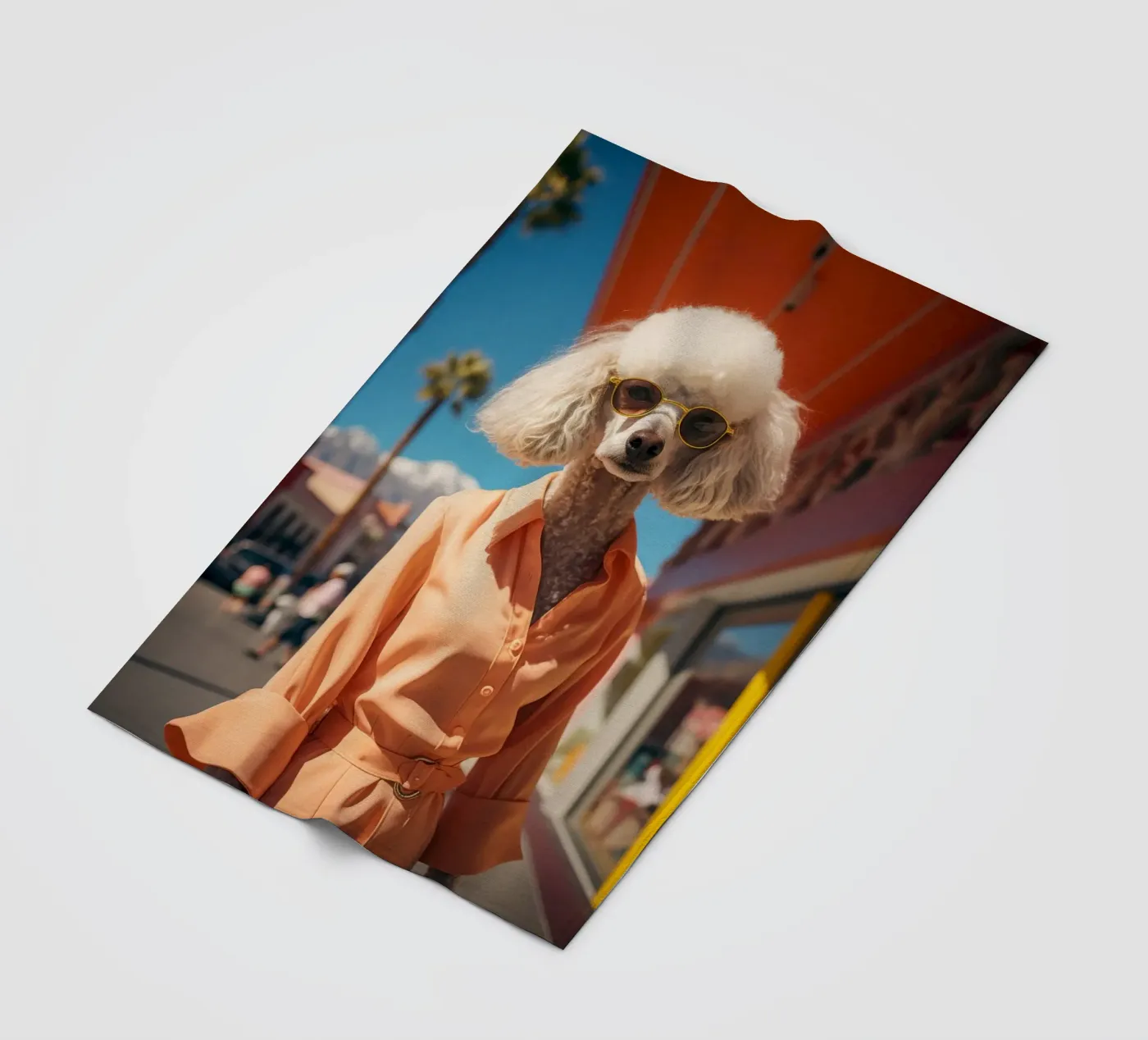 Isabelle fleece blanket by Affiches Chien Originales – Dogland