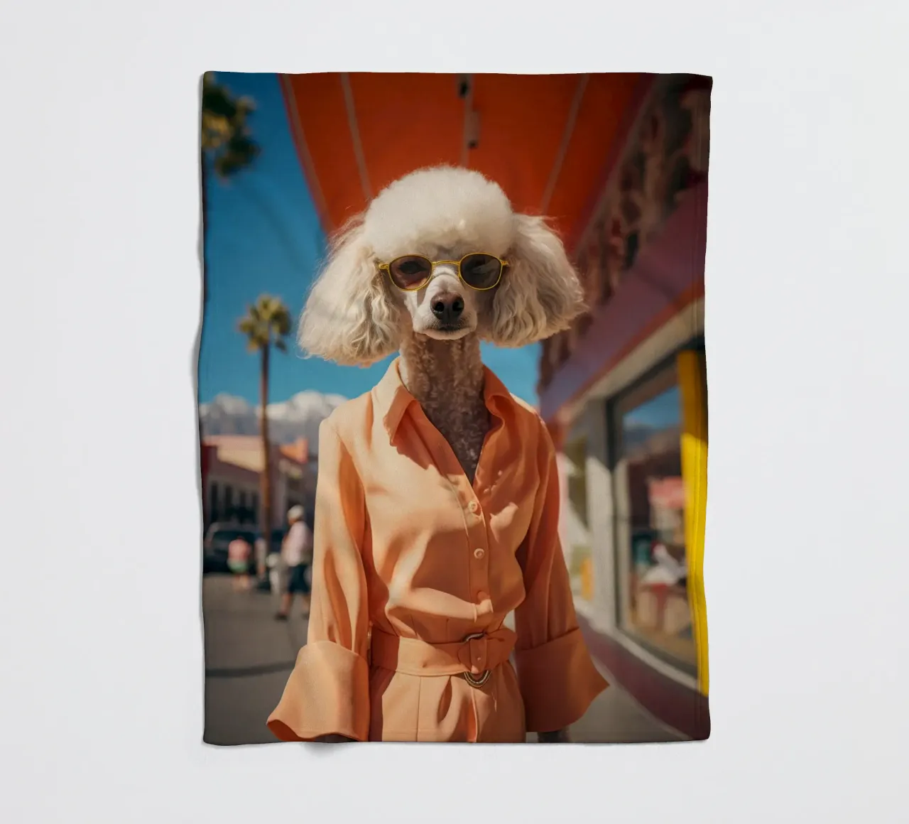 Isabelle coperta in pile da Affiches Chien Originales – Dogland