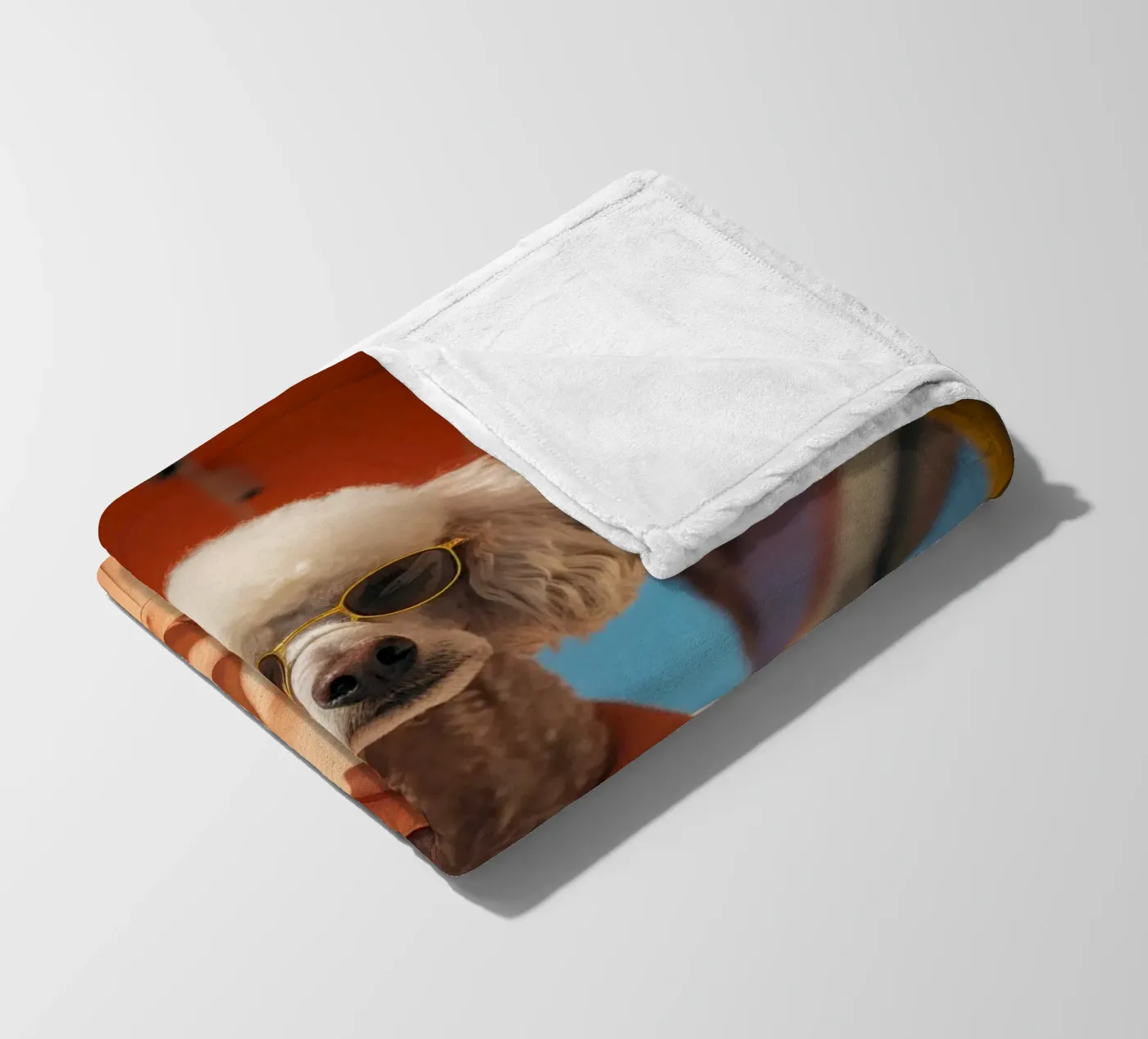 Isabelle fleece blanket by Affiches Chien Originales – Dogland
