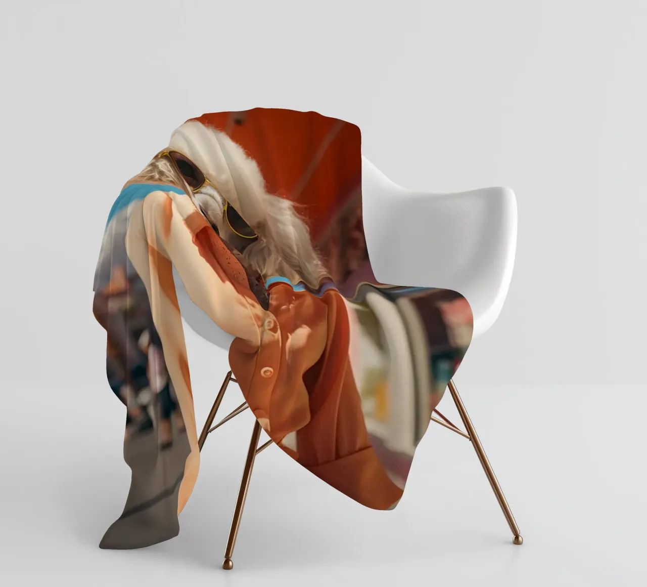 Isabelle coperta in pile da Affiches Chien Originales – Dogland