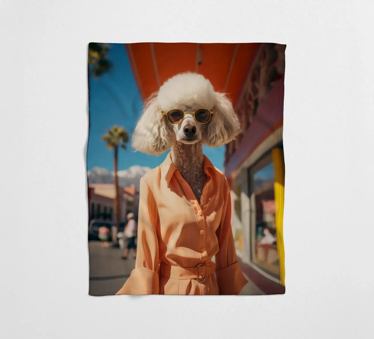 Isabelle coperta in pile da Affiches Chien Originales – Dogland