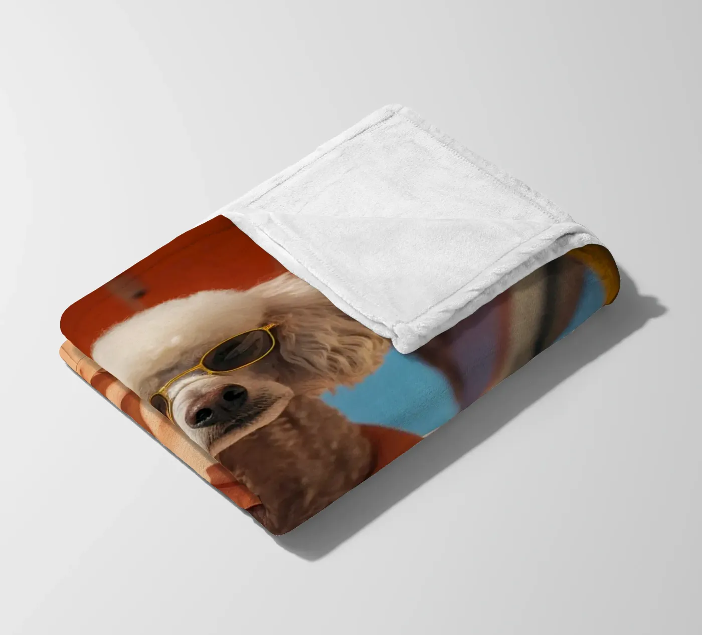 Isabelle fleece blanket by Affiches Chien Originales – Dogland